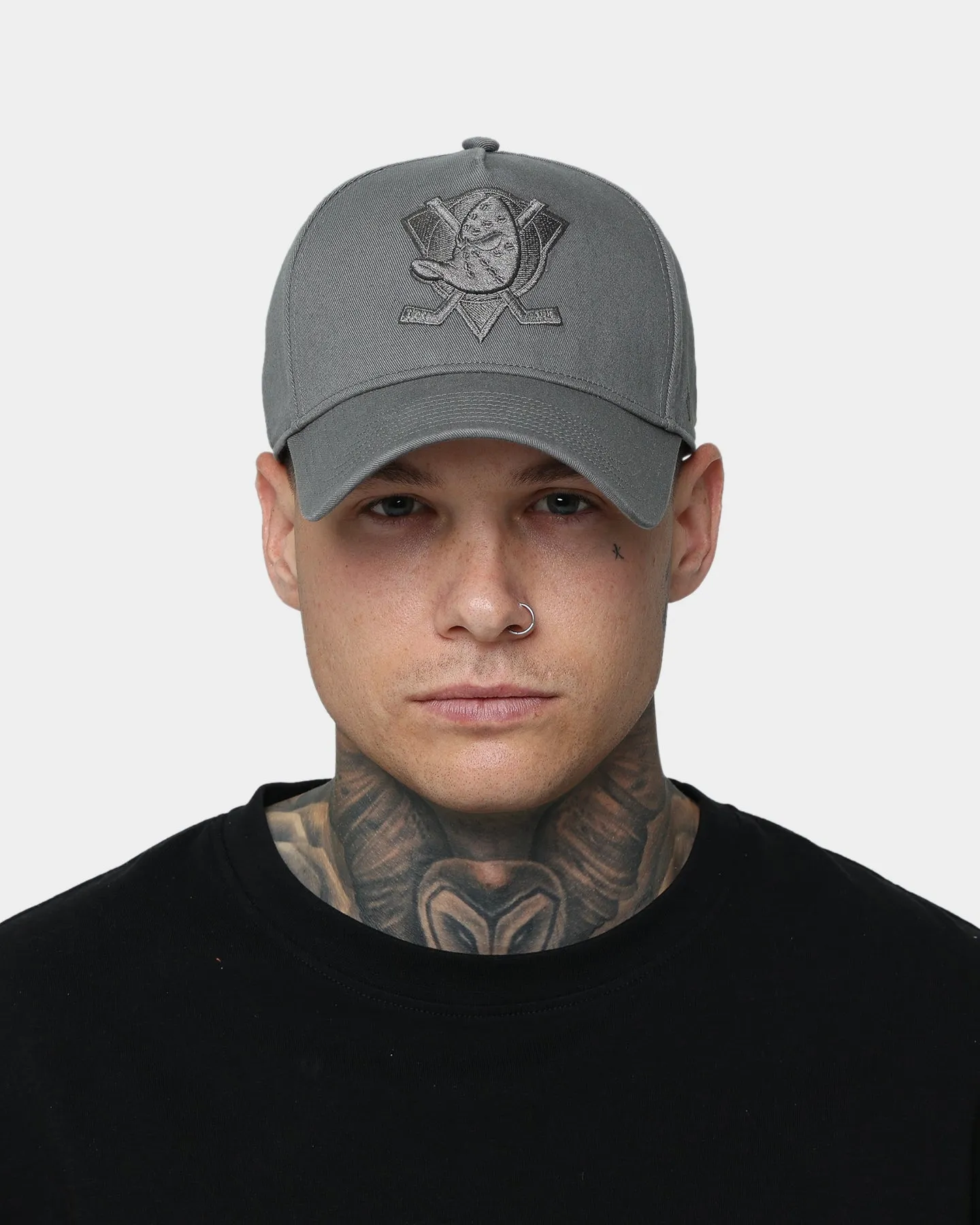 47 Brand Anaheim Ducks 'Moon Rock Grey' MVP DT Snapback Dark Grey