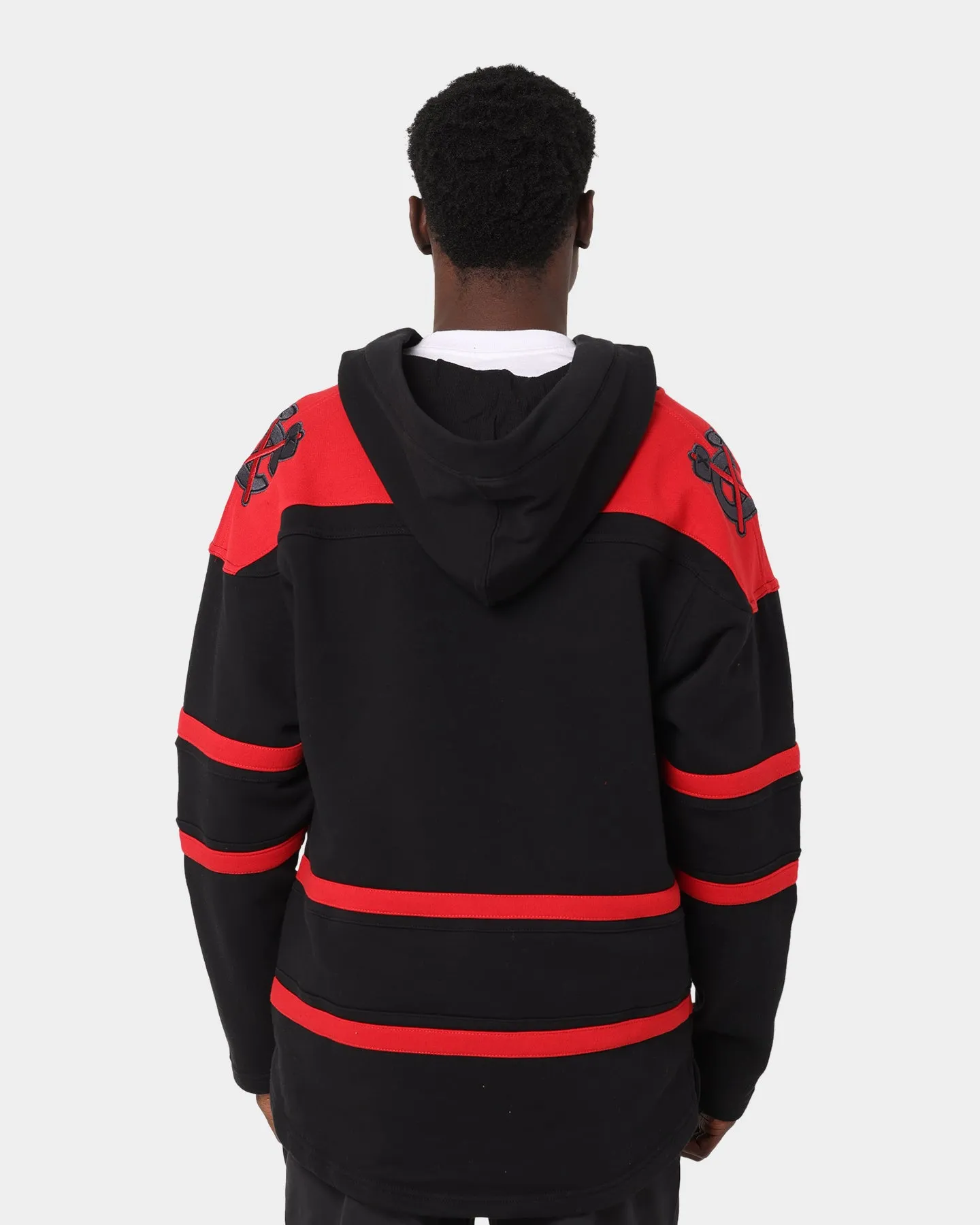 47 Brand Chicago Blackhawks NHL Lacer Hoodie Jet Black