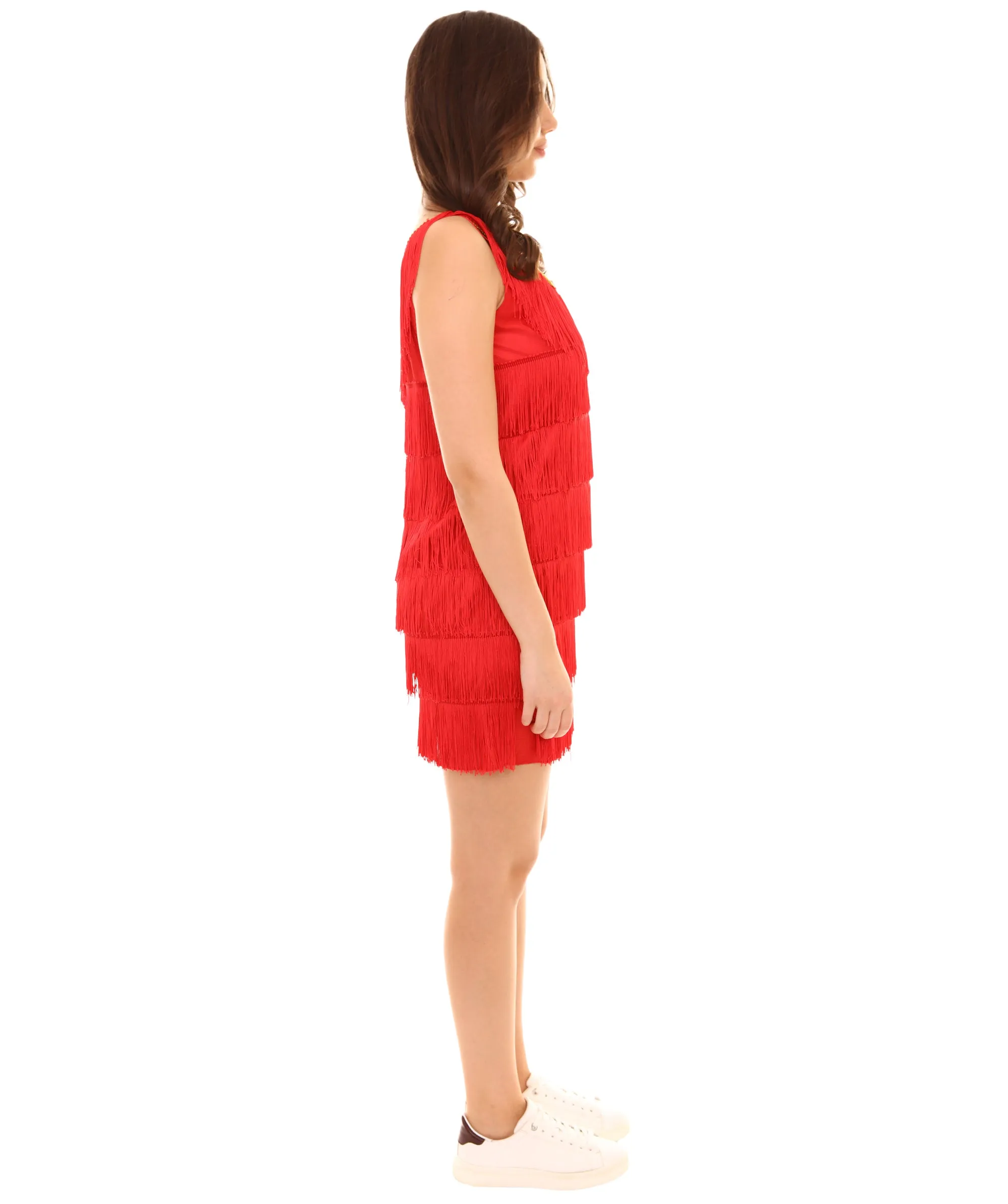 Adult Women's Flapper Costume | Red Halloween Costume