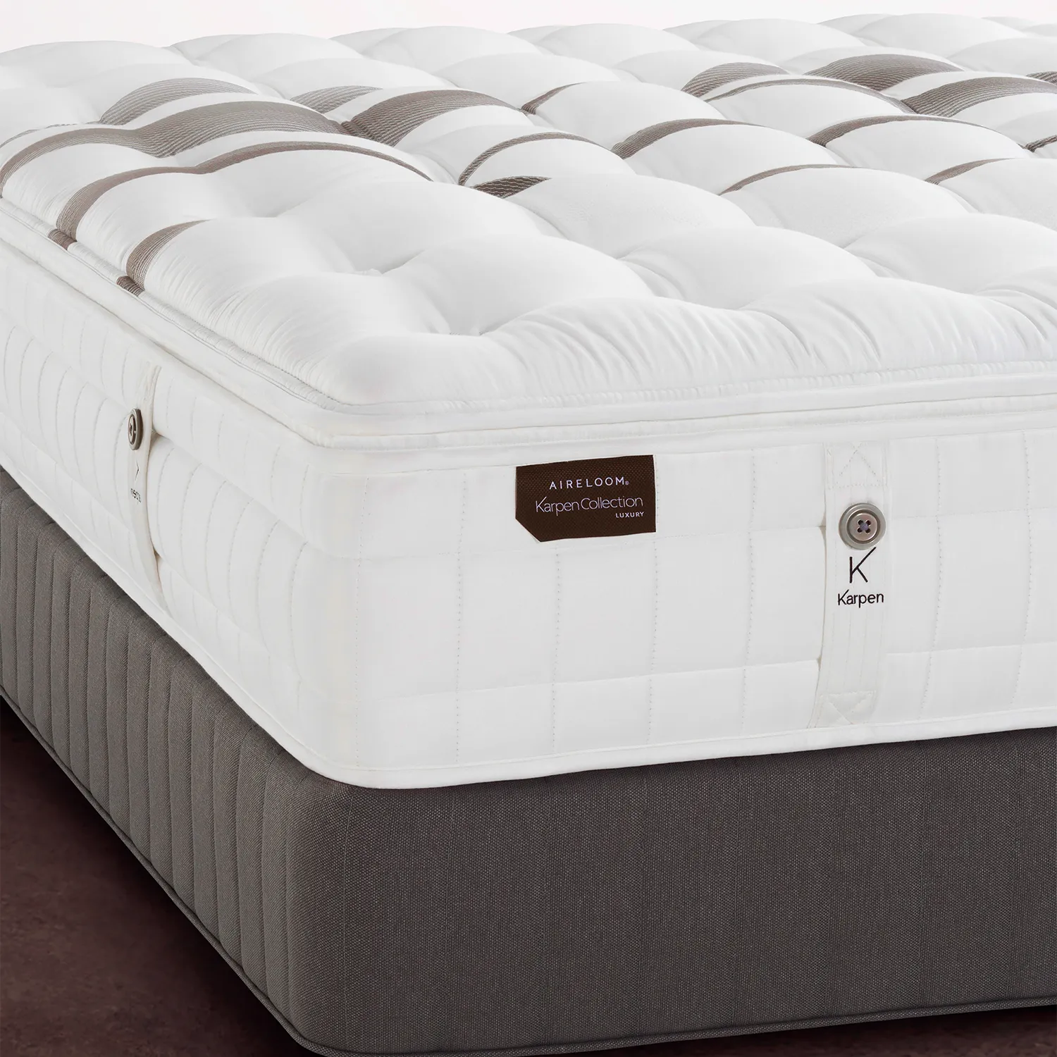 Aireloom Mattress - Karpen Luxetop Plush Dove