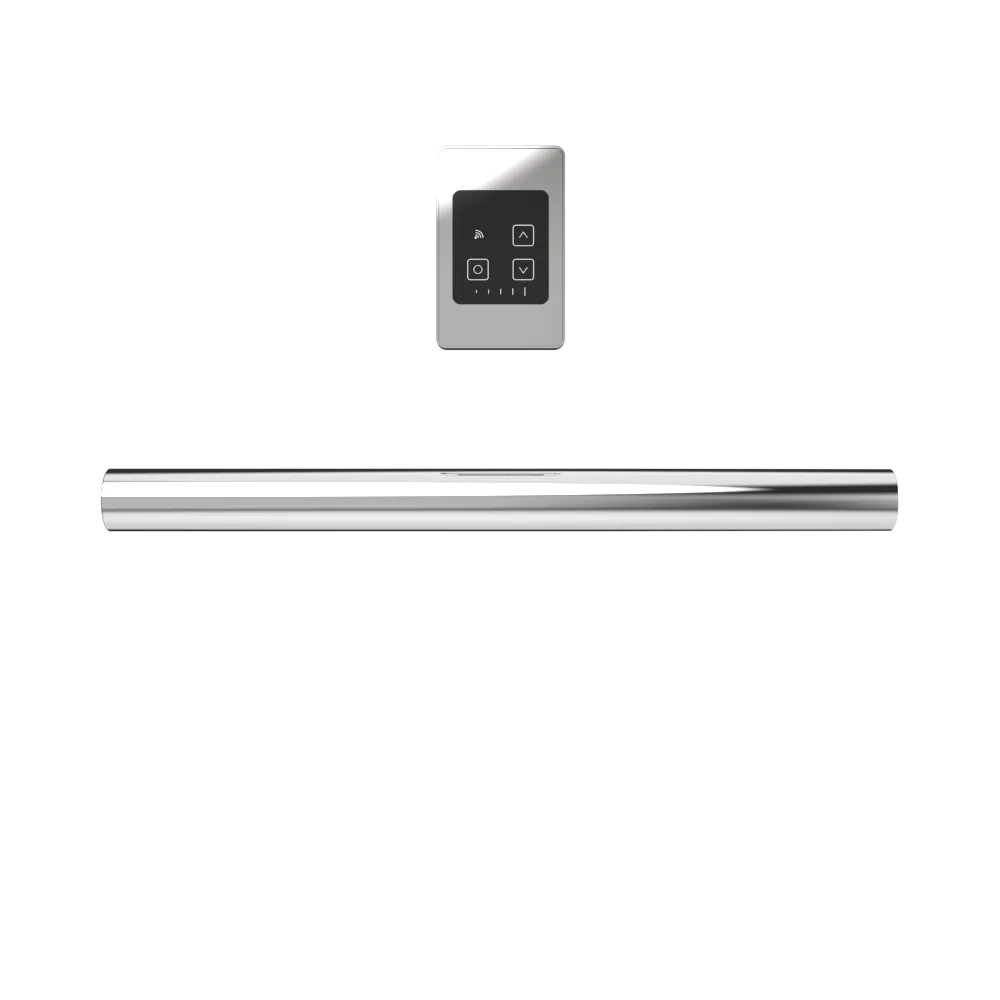 Amba Modello i Round 20" Hardwired Single Bar Towel Warmer - 19.62"w x 1.62"h