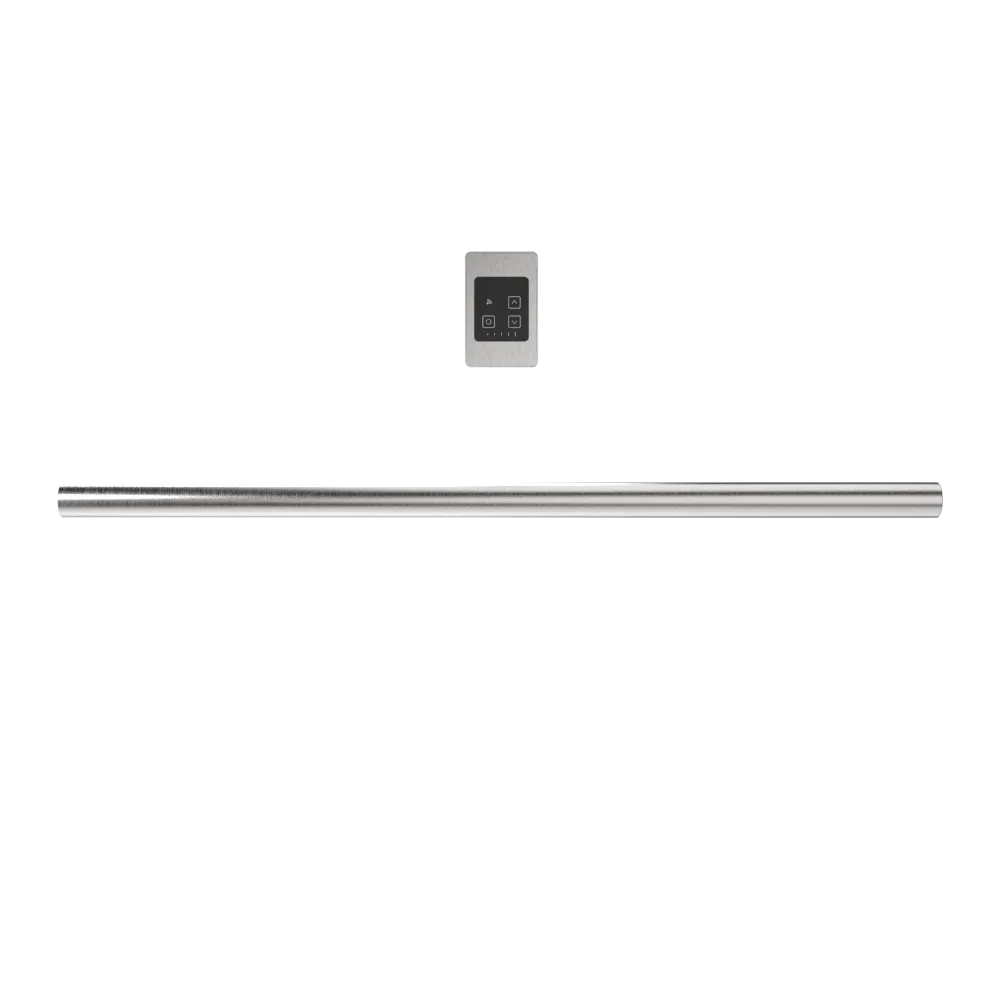 Amba Modello i Round 40" Hardwired Single Bar Towel Warmer - 39.37"w x 1.62"h