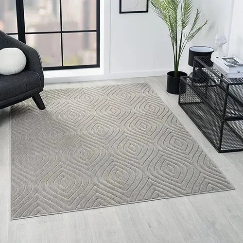 Atlas 82420GRY Grey Rug
