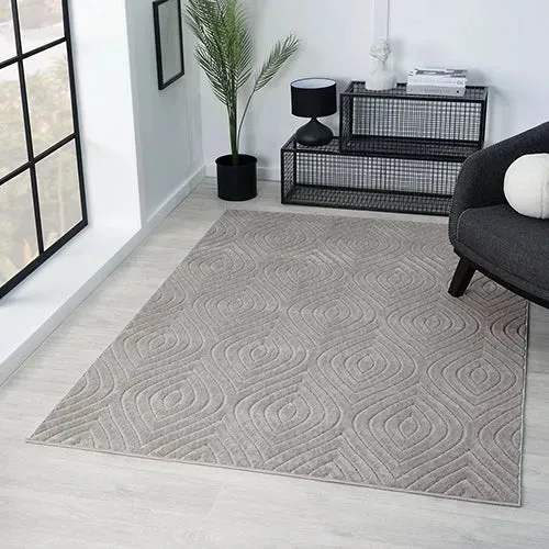 Atlas 82420GRY Grey Rug