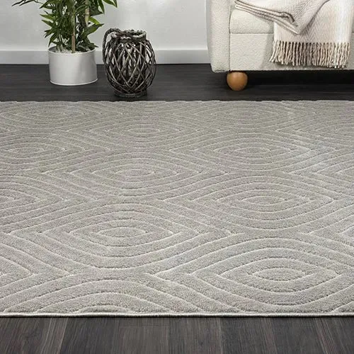 Atlas 82420GRY Grey Rug