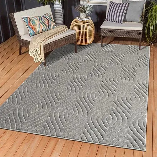 Atlas 82420GRY Grey Rug