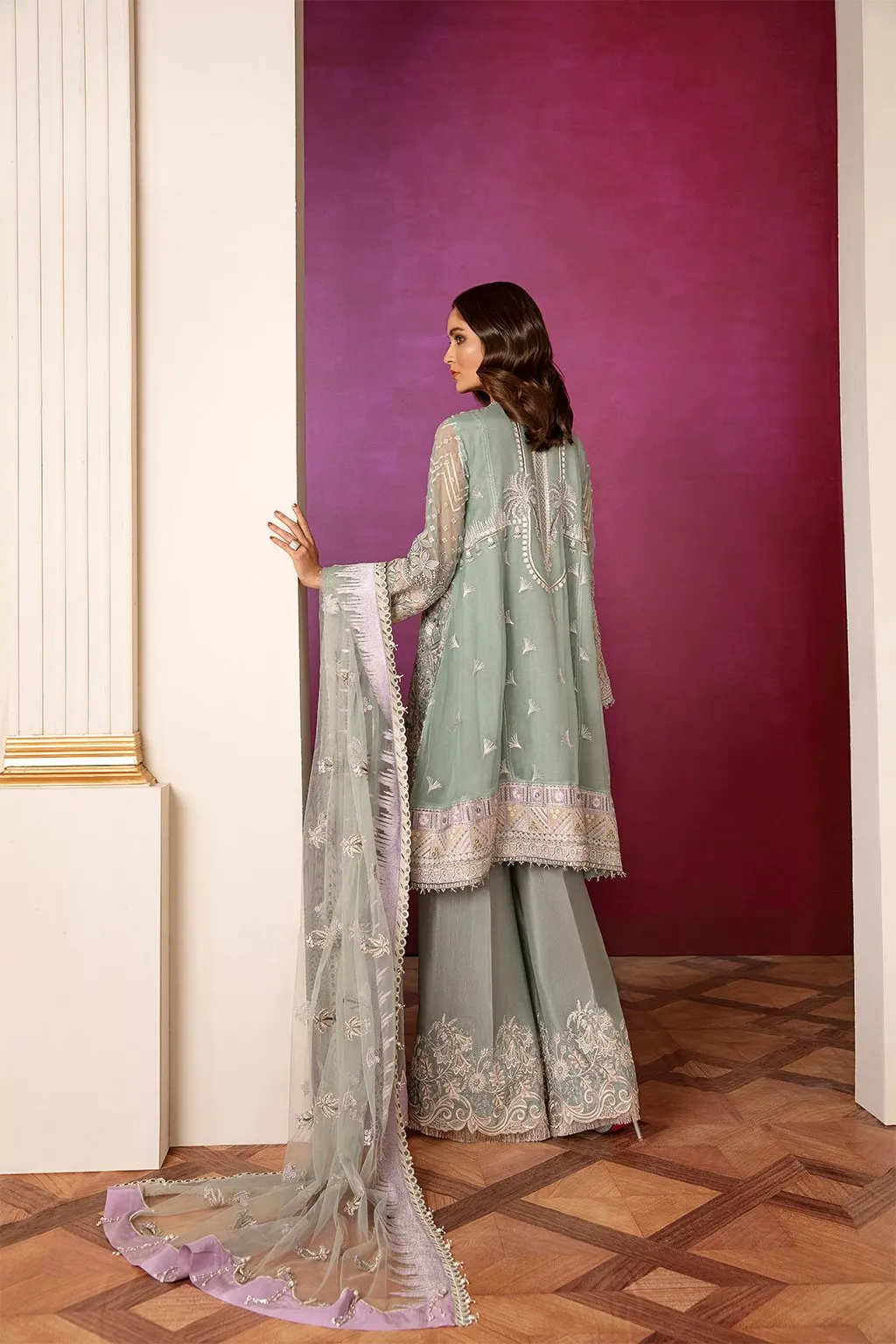 Baroque Chantelle Embroidered Chiffon Collection Vol-7 2020 – 05 - Waterfall