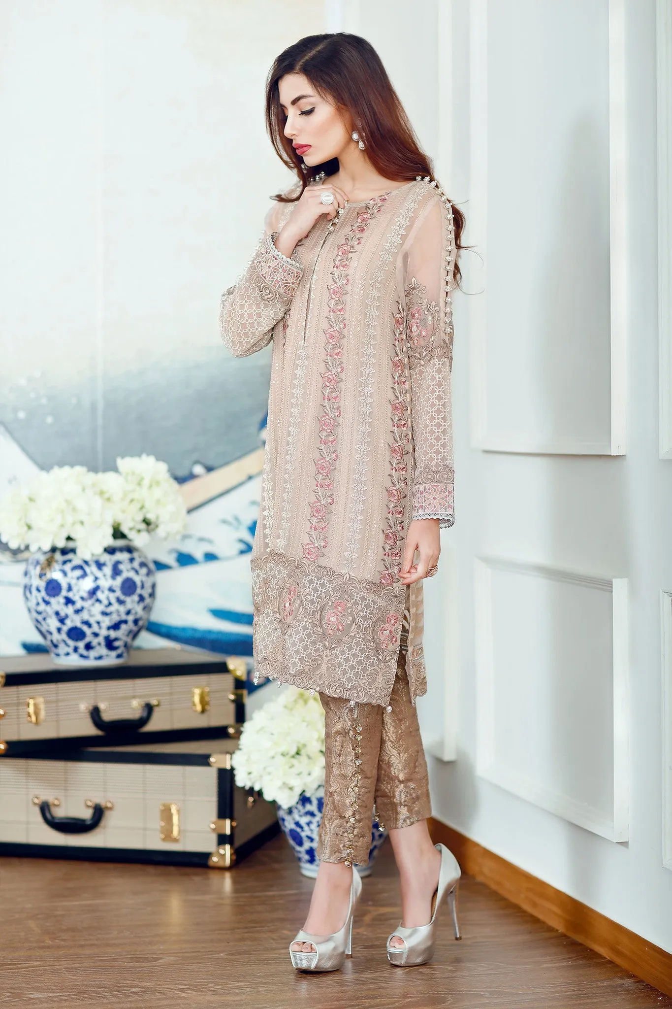 Baroque Luxury Chiffon Festive Edition – Dutch Slate
