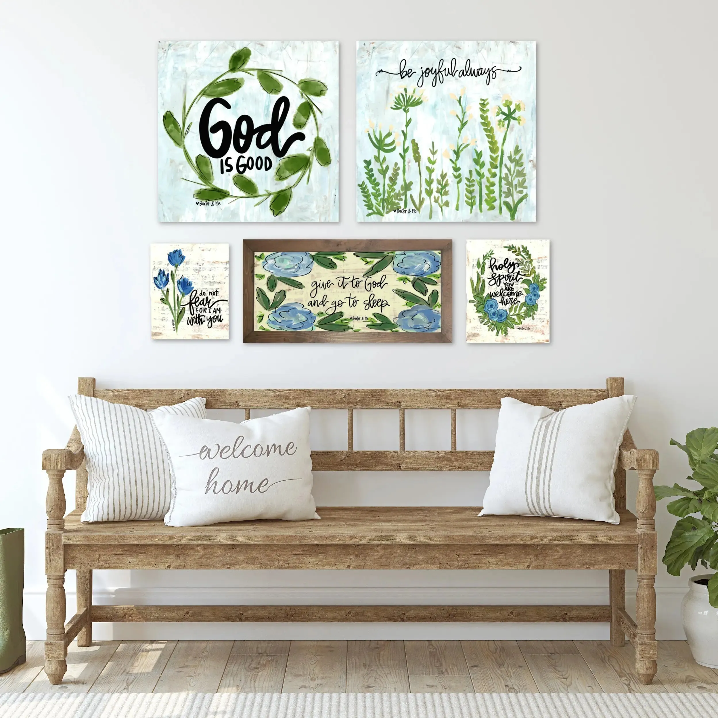 Be Joyful Always - Wrapped Canvas