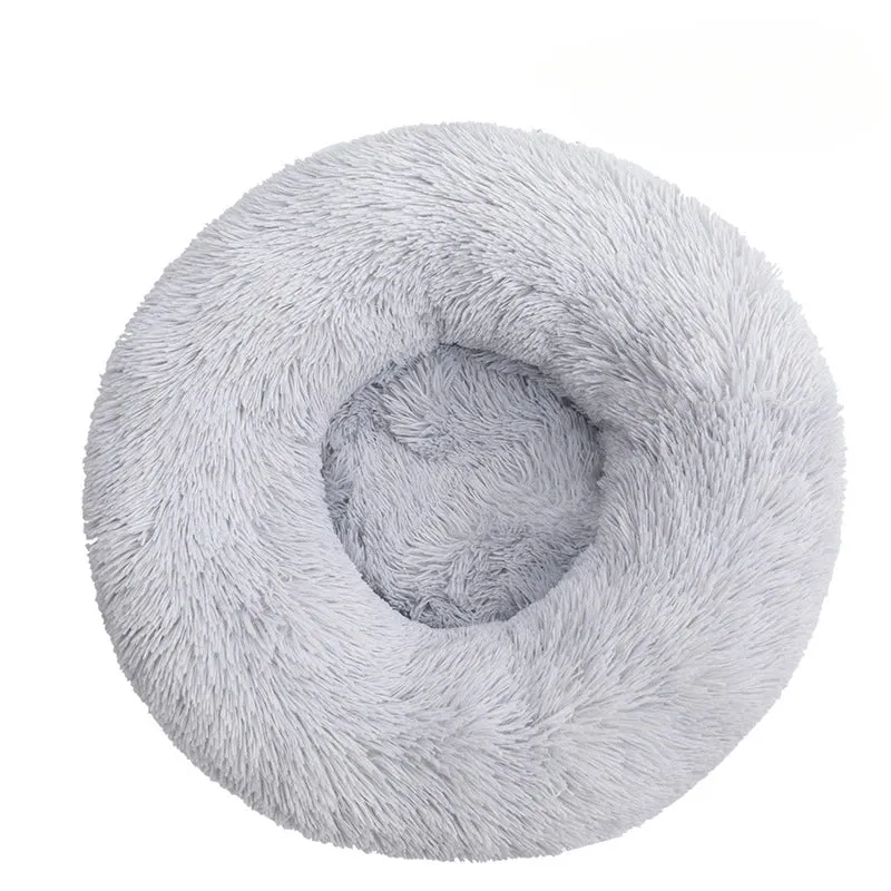 Big Round Fluffy Dog Pillow Bed – Ultimate Comfort for Your Furry Friend!"