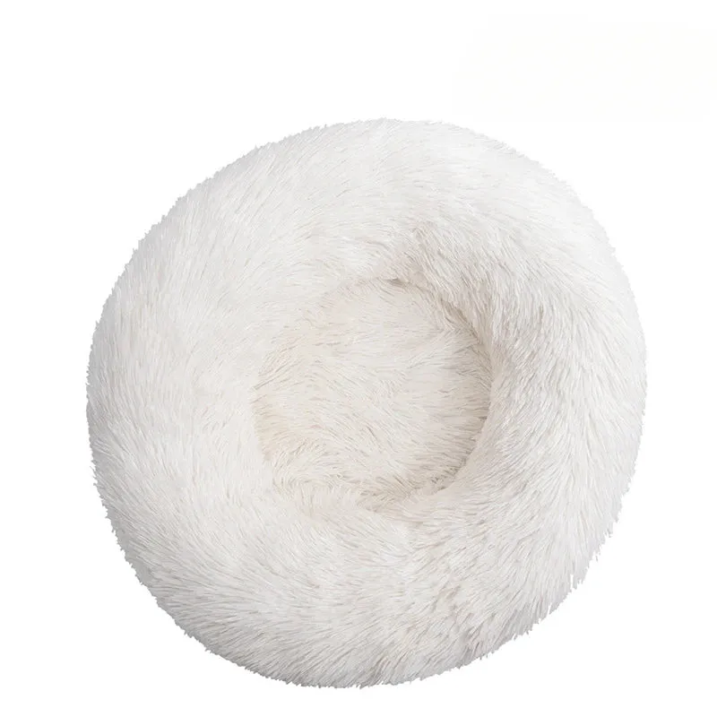 Big Round Fluffy Dog Pillow Bed – Ultimate Comfort for Your Furry Friend!"