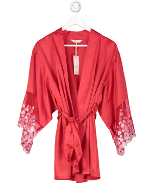 boux avenue Red Callie Heart Robe UK S