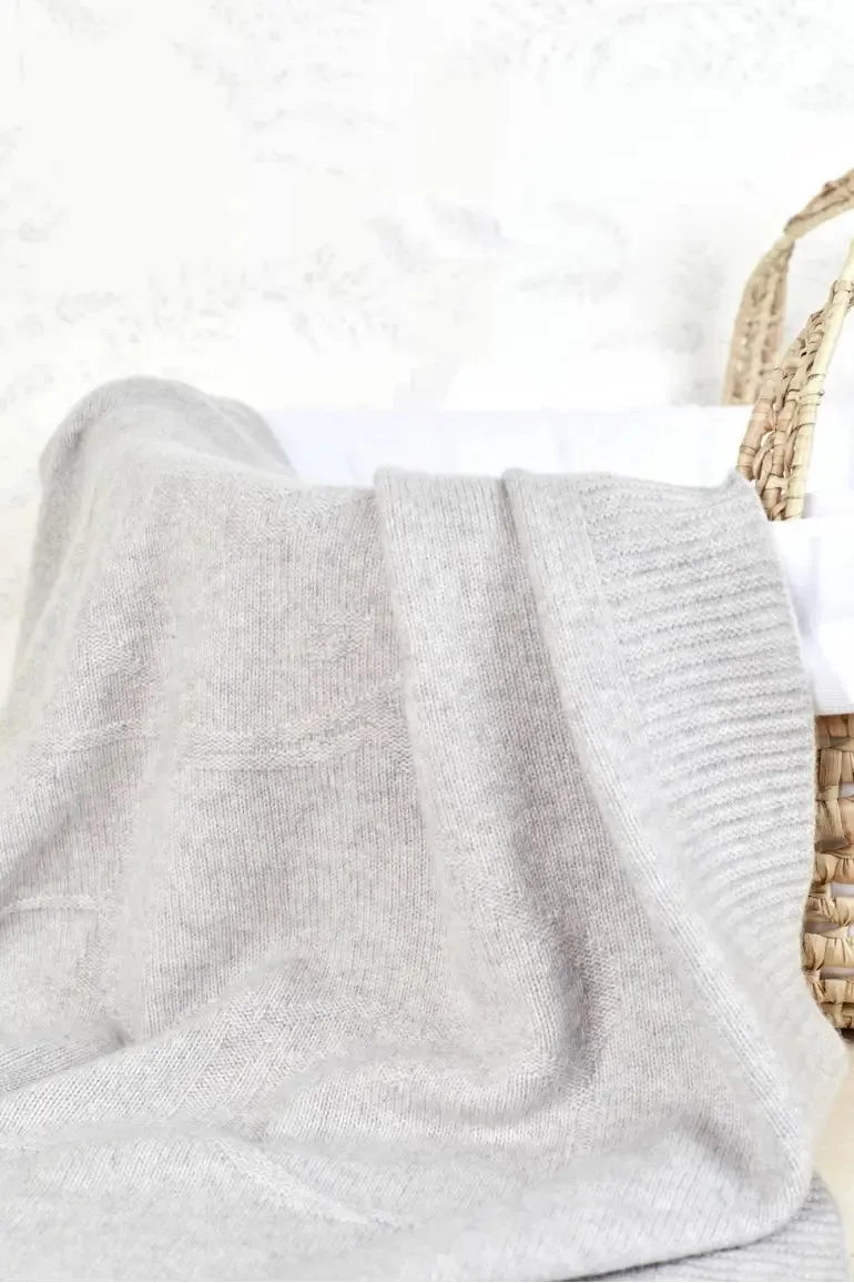 Cashmere blanket bunny grey *
