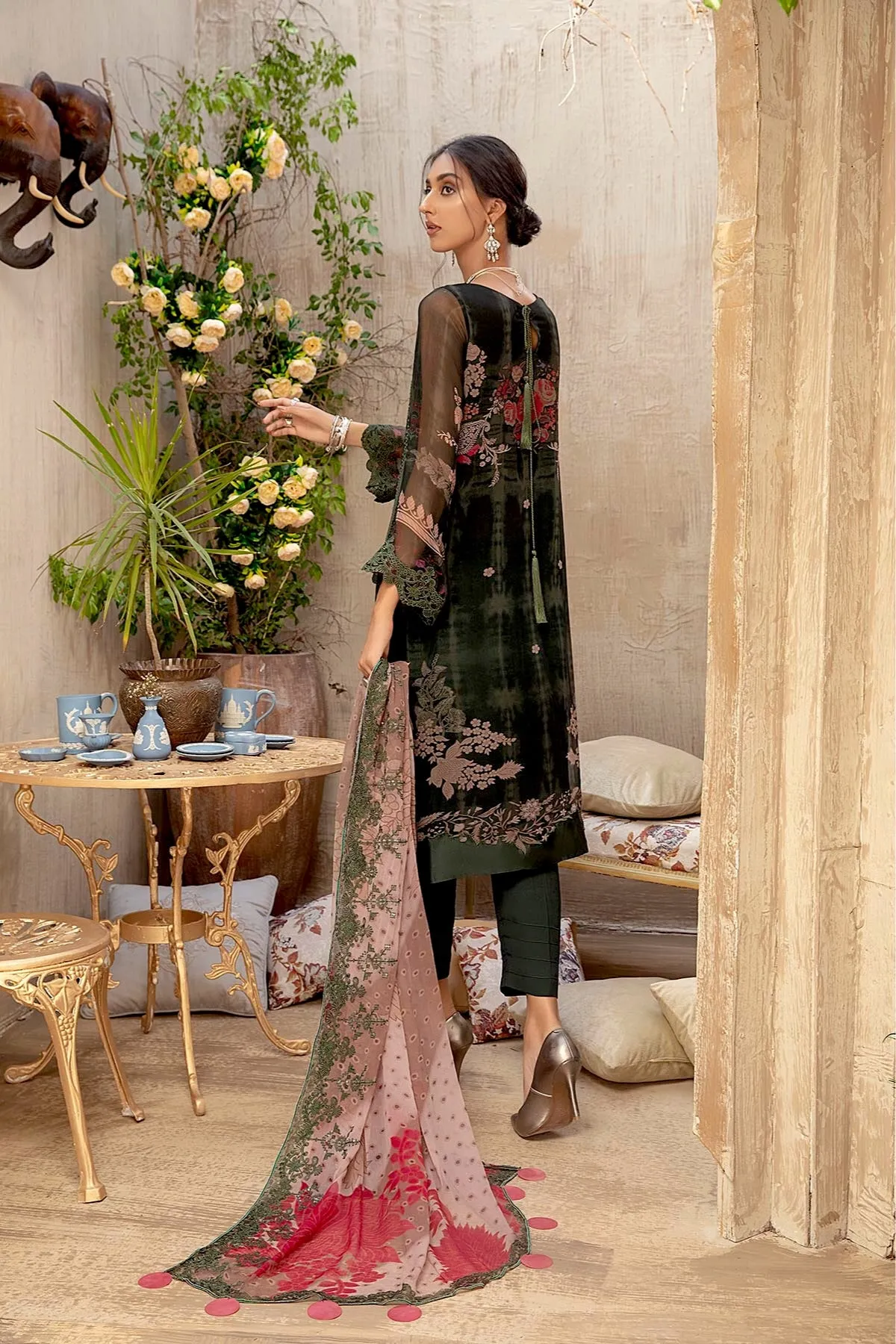 Charizma Vasal Embroidered Chiffon Collection 2021 – VSL-13