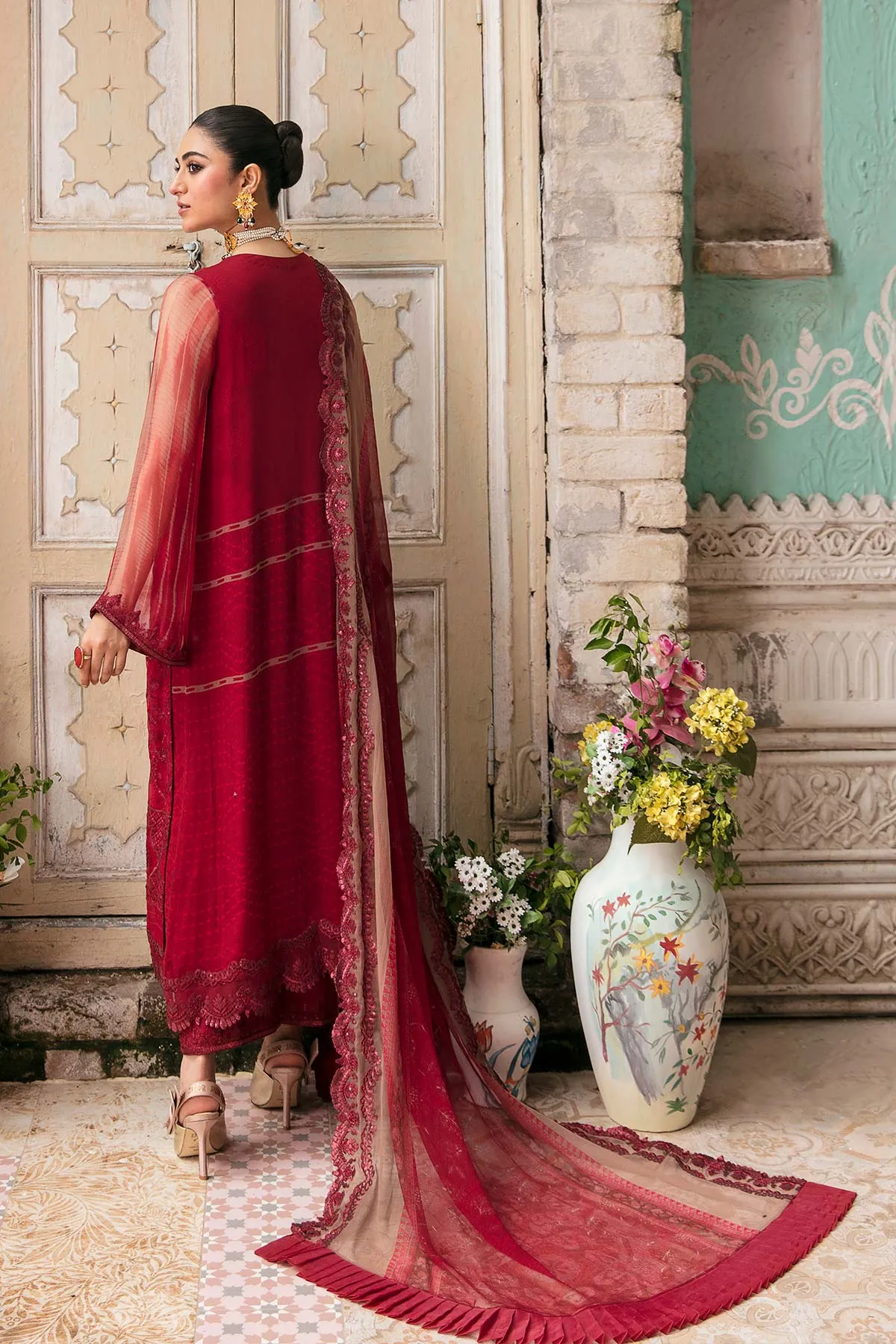 Charizma Vasl Embroidered Bamber Chiffon Collection Vol-2 – VSL22-09