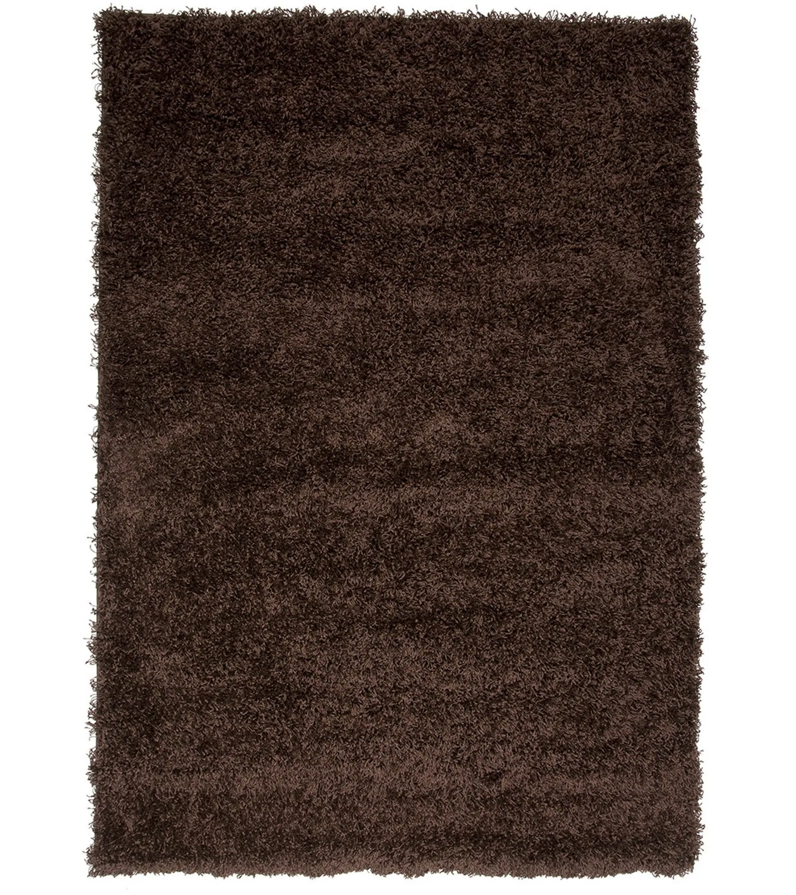 Chocolate Thick Shaggy Rug - California