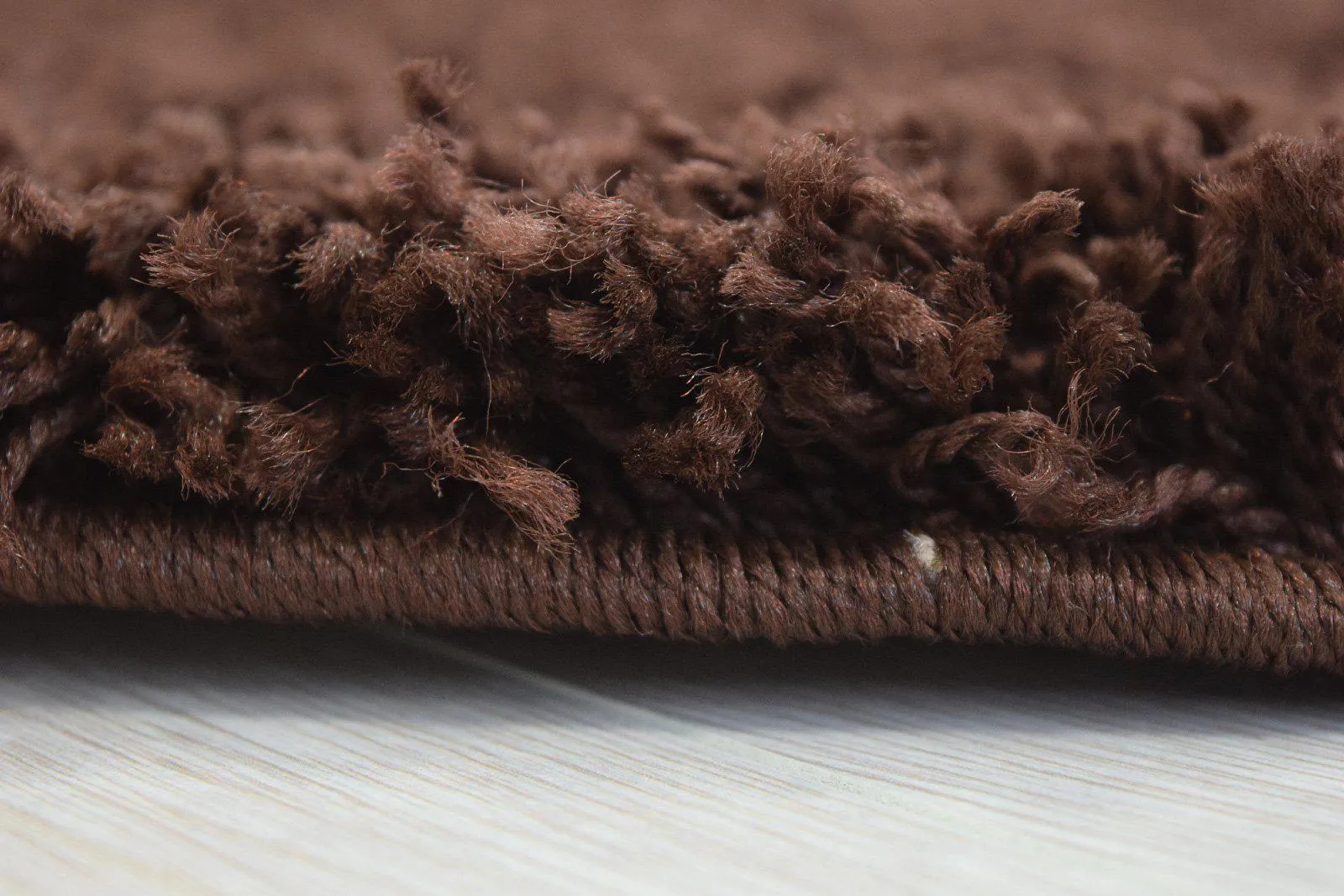 Chocolate Thick Shaggy Rug - California