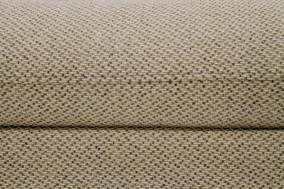 Contemporary 84" Tan Sofa With Two Cushions