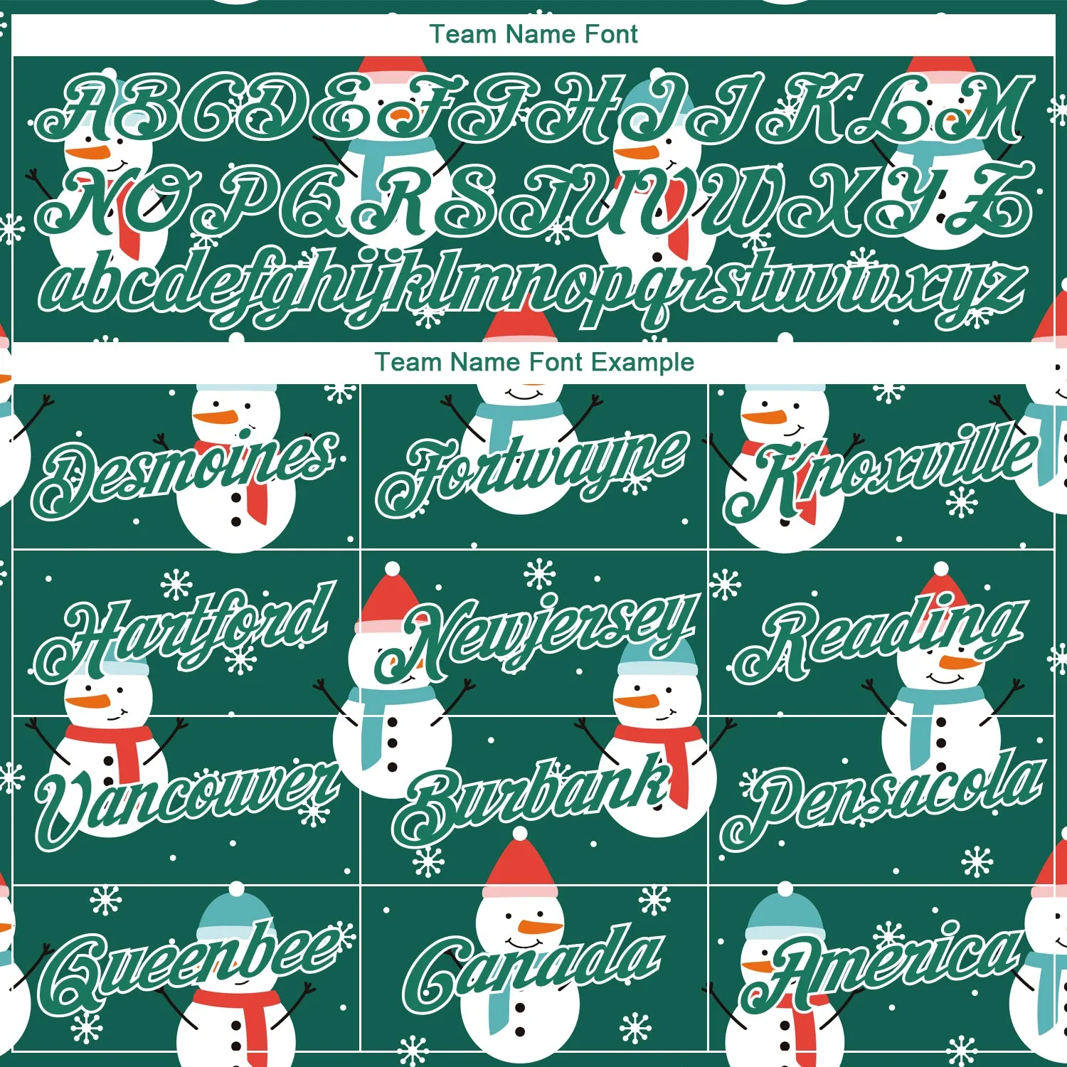 Custom Kelly Green Kelly Green-White Christmas 3D Performance T-Shirt