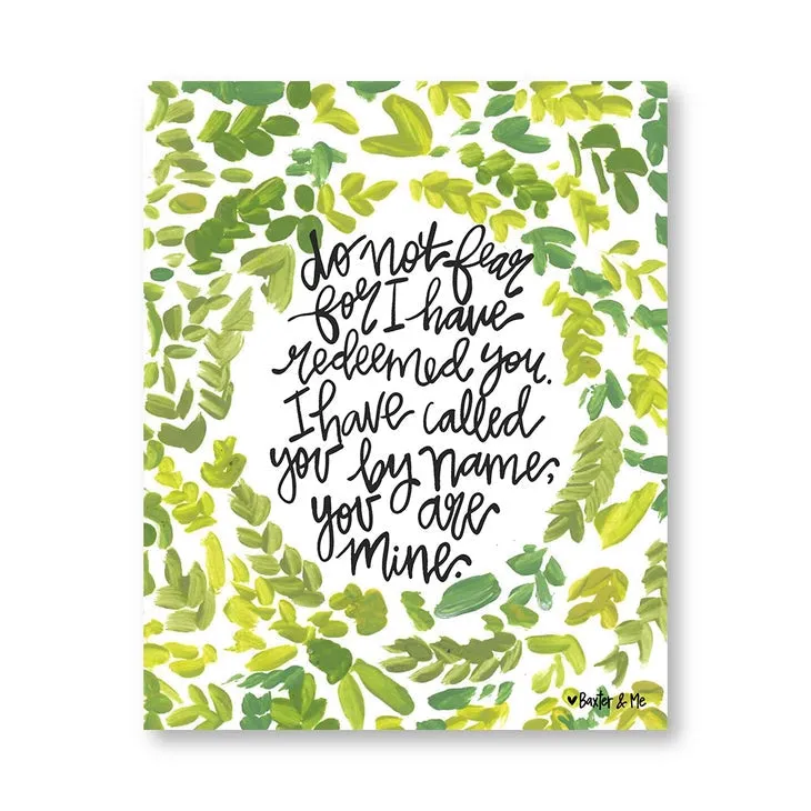 Do Not Fear - Wrapped Canvas
