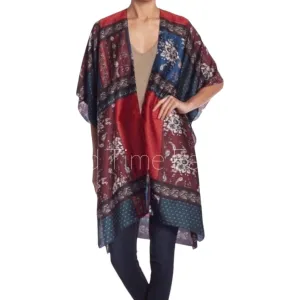 Floral Patchwork Kimono Robe