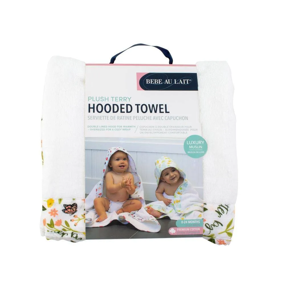 Flutterby Baby Hooded Towel