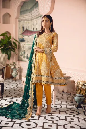 Freesia by Maryum N Maria Chiffon Collection 2019 – Green Yelleit (FM-02)