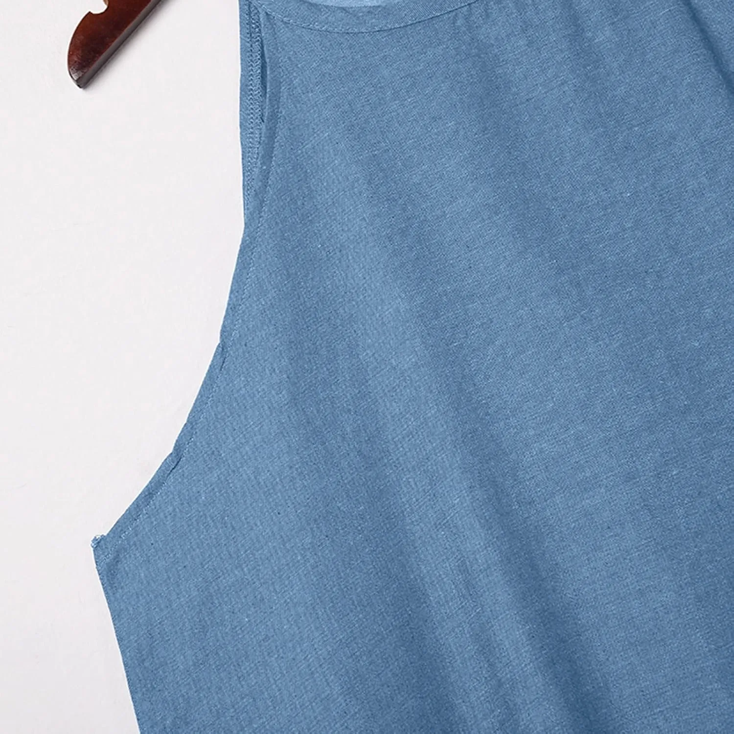 FZYLQY Maxi Dresses for Women Summer Halter Neck Denim Sundress Casual Sleeveless Long Vacation Beach Cocktail Dress