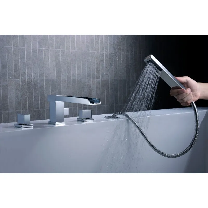 Glymur Roman Tub Filler Faucet in Chrome