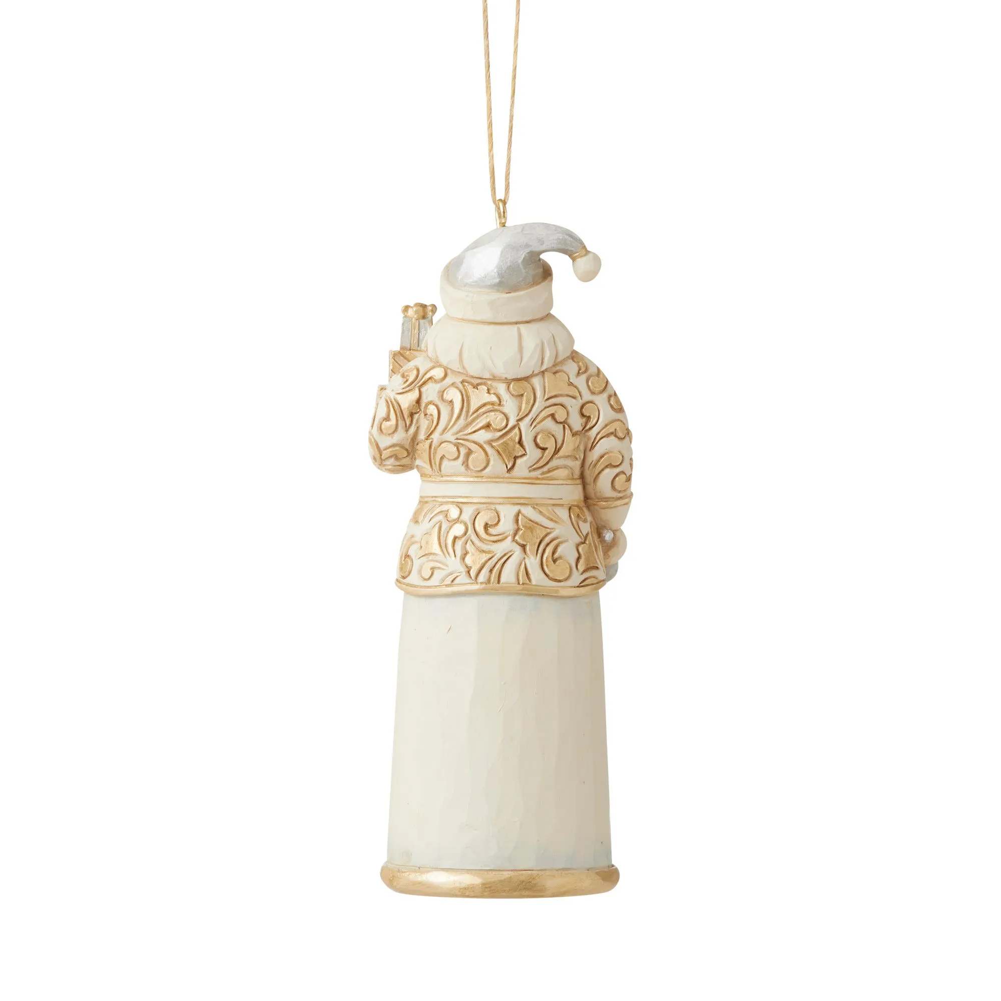 Jim Shore, Holiday Lustre Santa Ornament, 6006618, Heartwood Creek