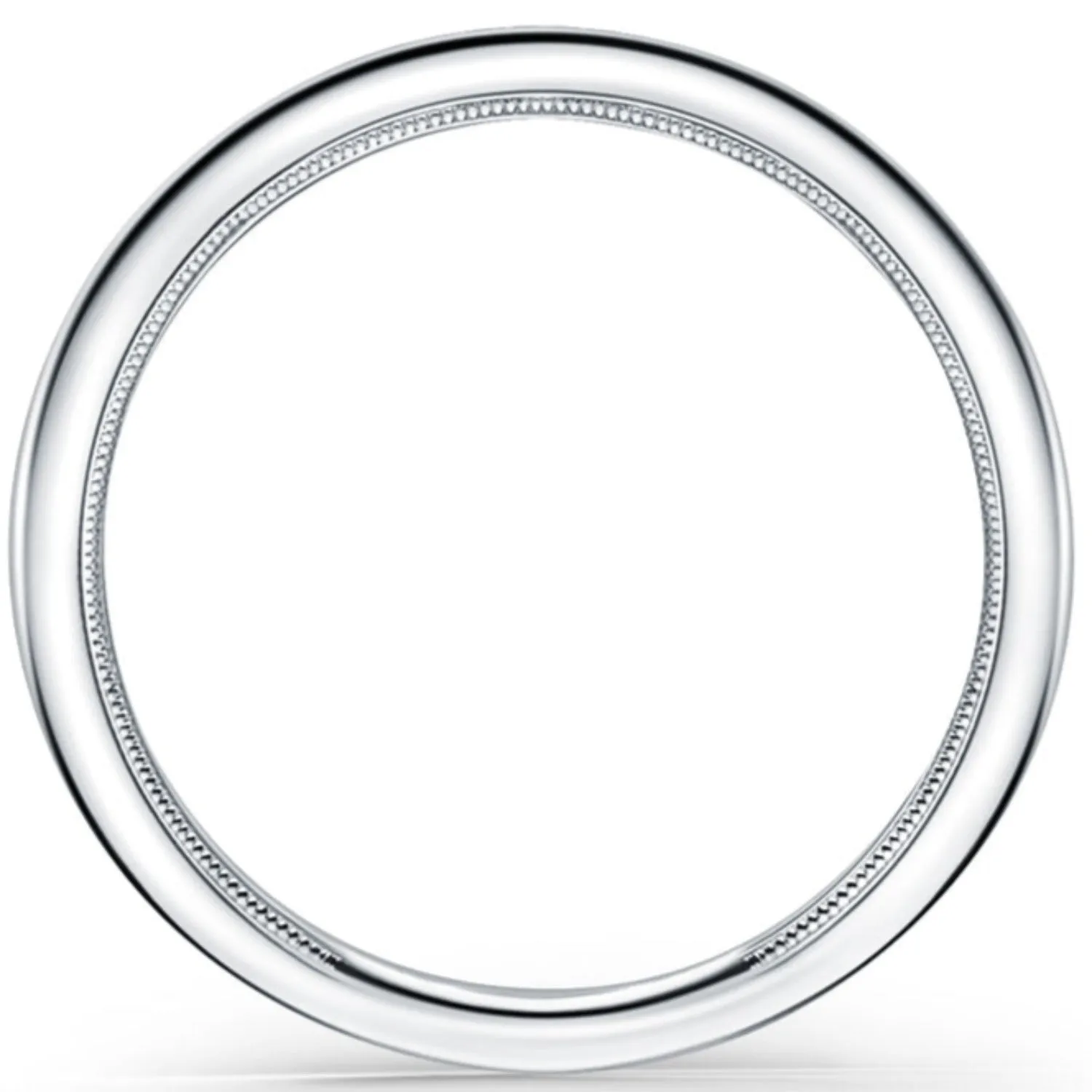 Kirk Kara "Stella" Classic Milgrain High Polished Wedding Band