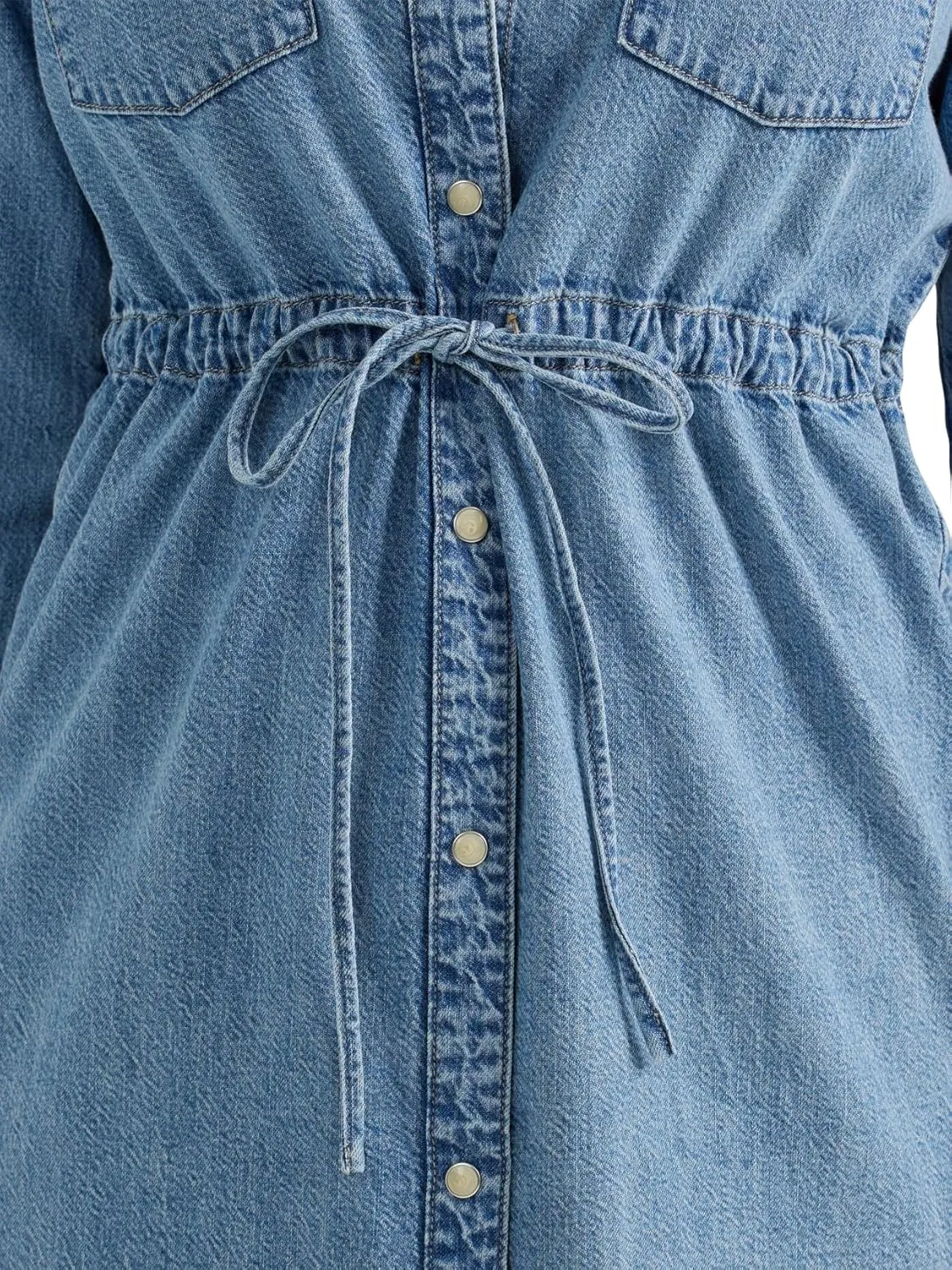 Lee Women's Legendary Western Denim Shirt Dress