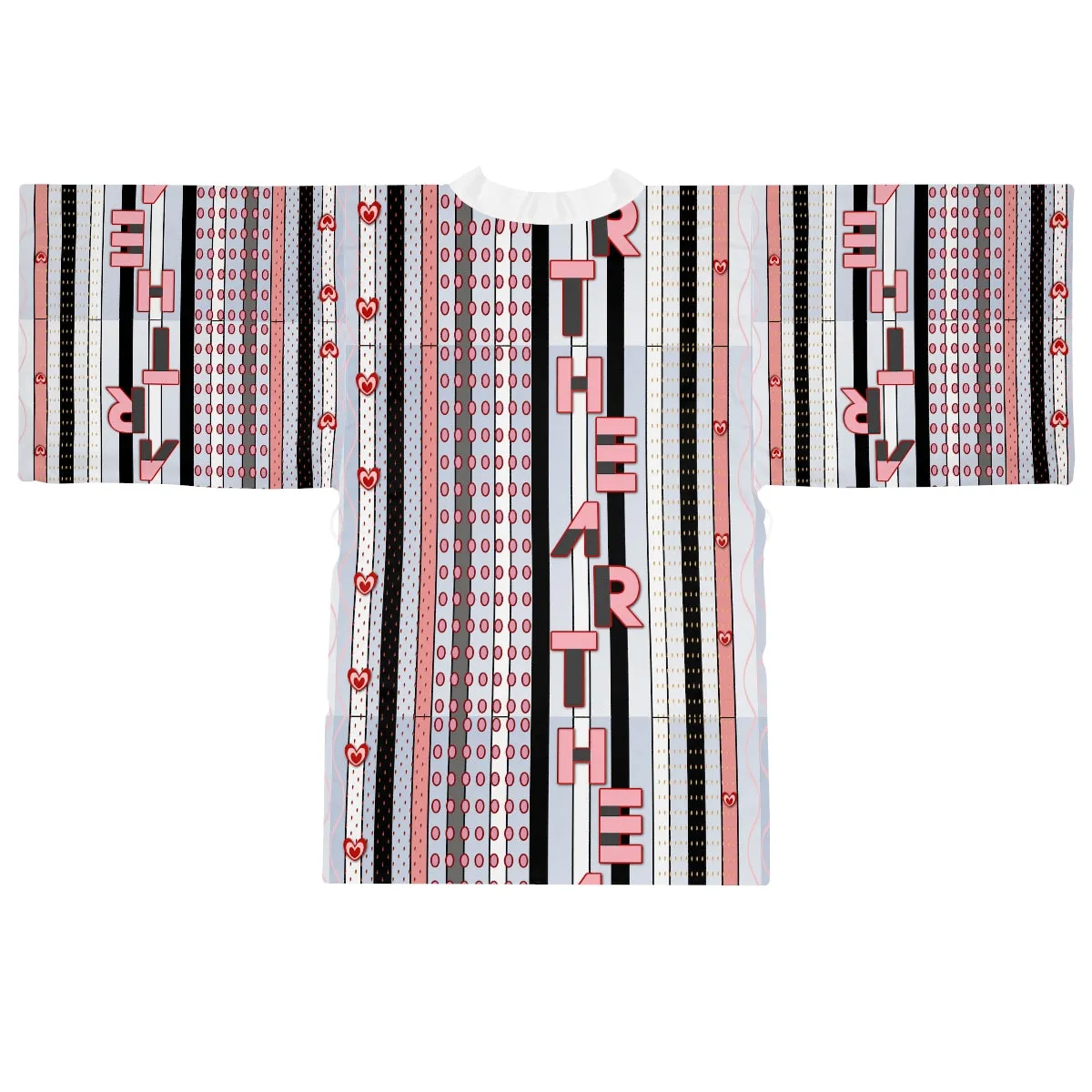 Long Sleeve Kimono Robe HEART