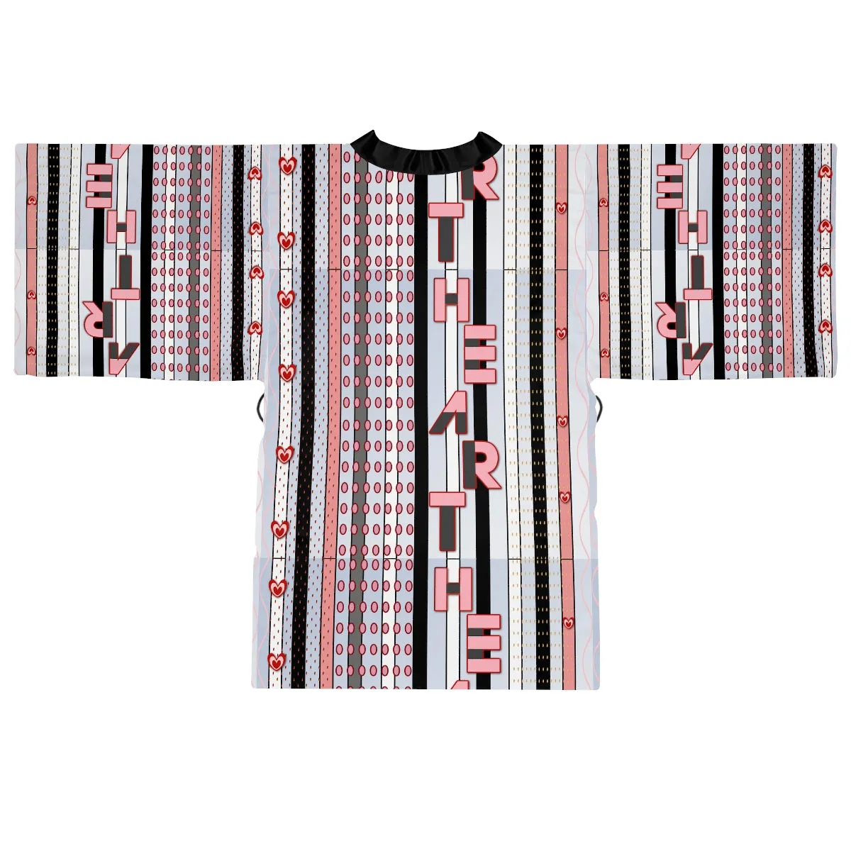 Long Sleeve Kimono Robe HEART