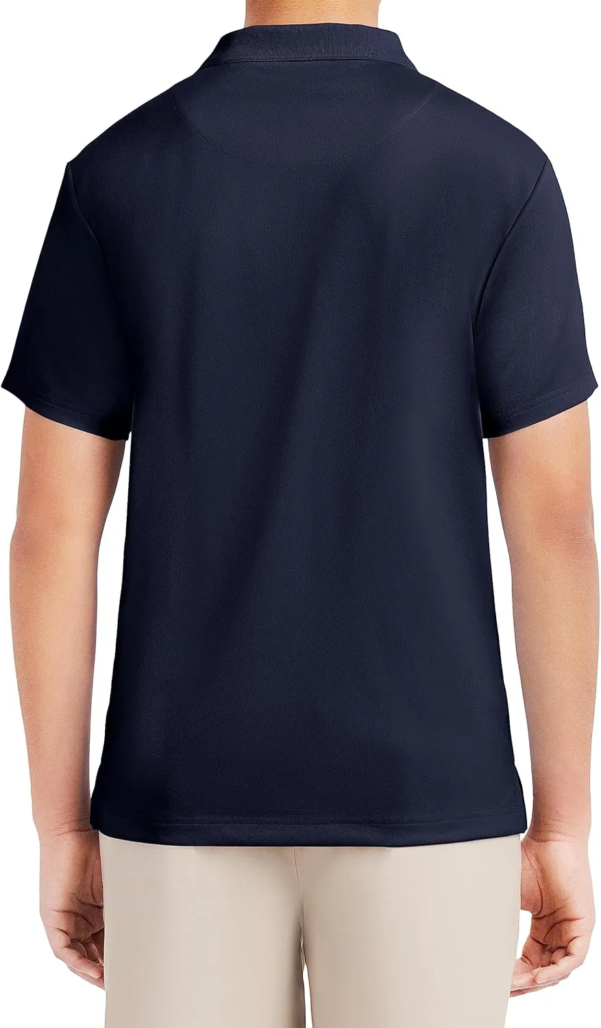 Nautica Young Men's Uniform Short Sleeve Performance Polo