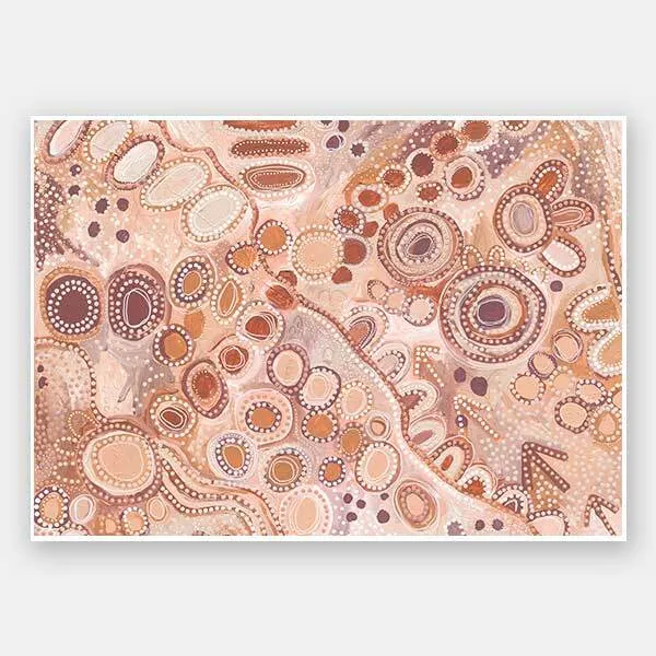 Ngu-Nha Warm Neutral Unframed Art Print