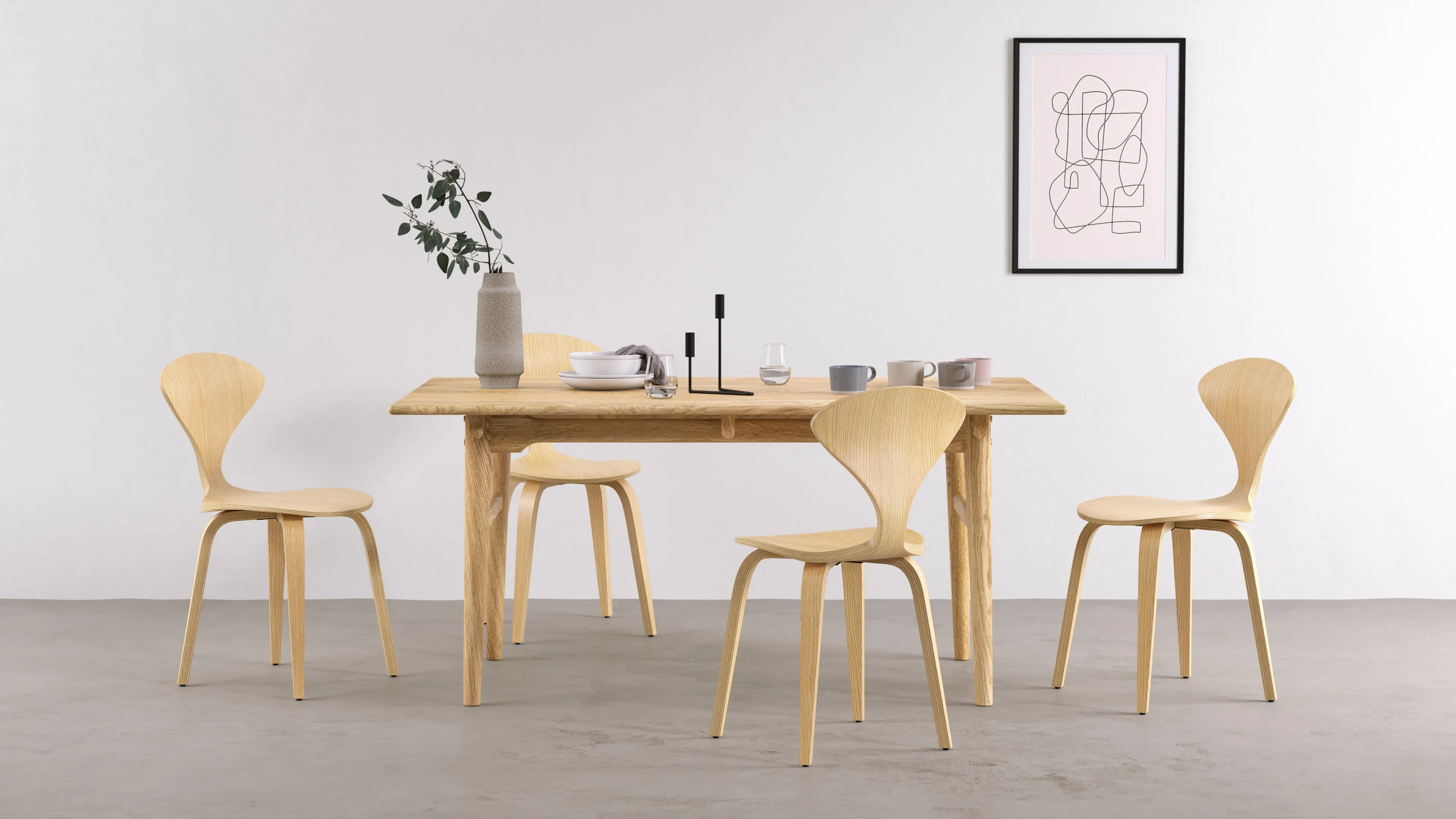 Norman - Norman Dining Chair, Oak
