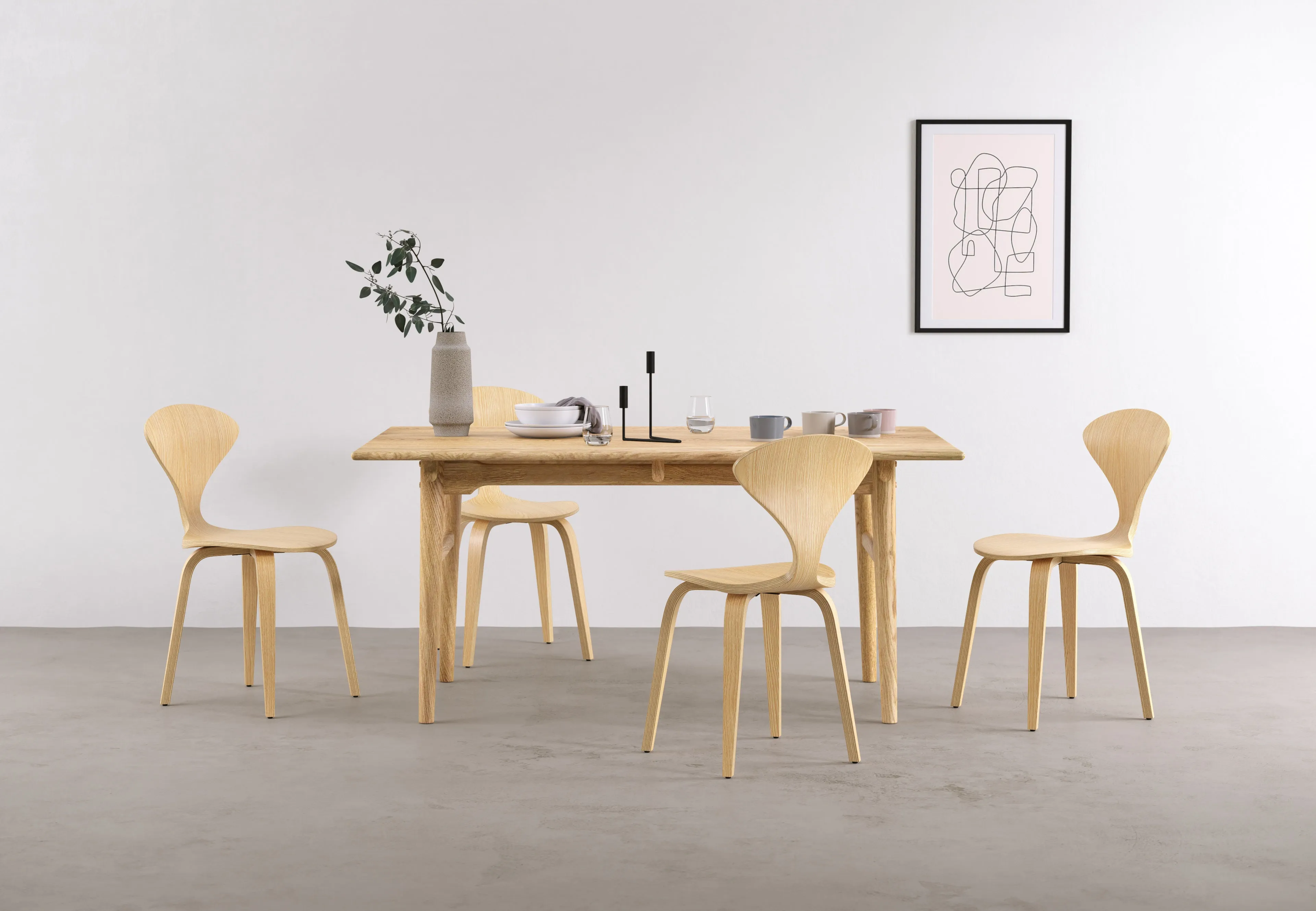 Norman - Norman Dining Chair, Oak