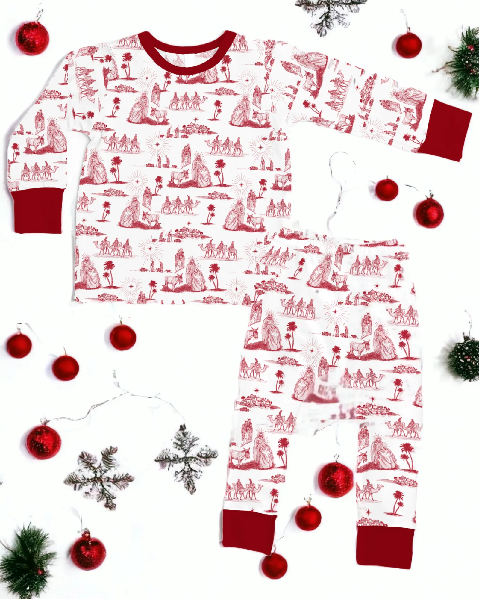 O Holy Night | Bamboo Long Sleeve Loungewear Set | Discontinued Style