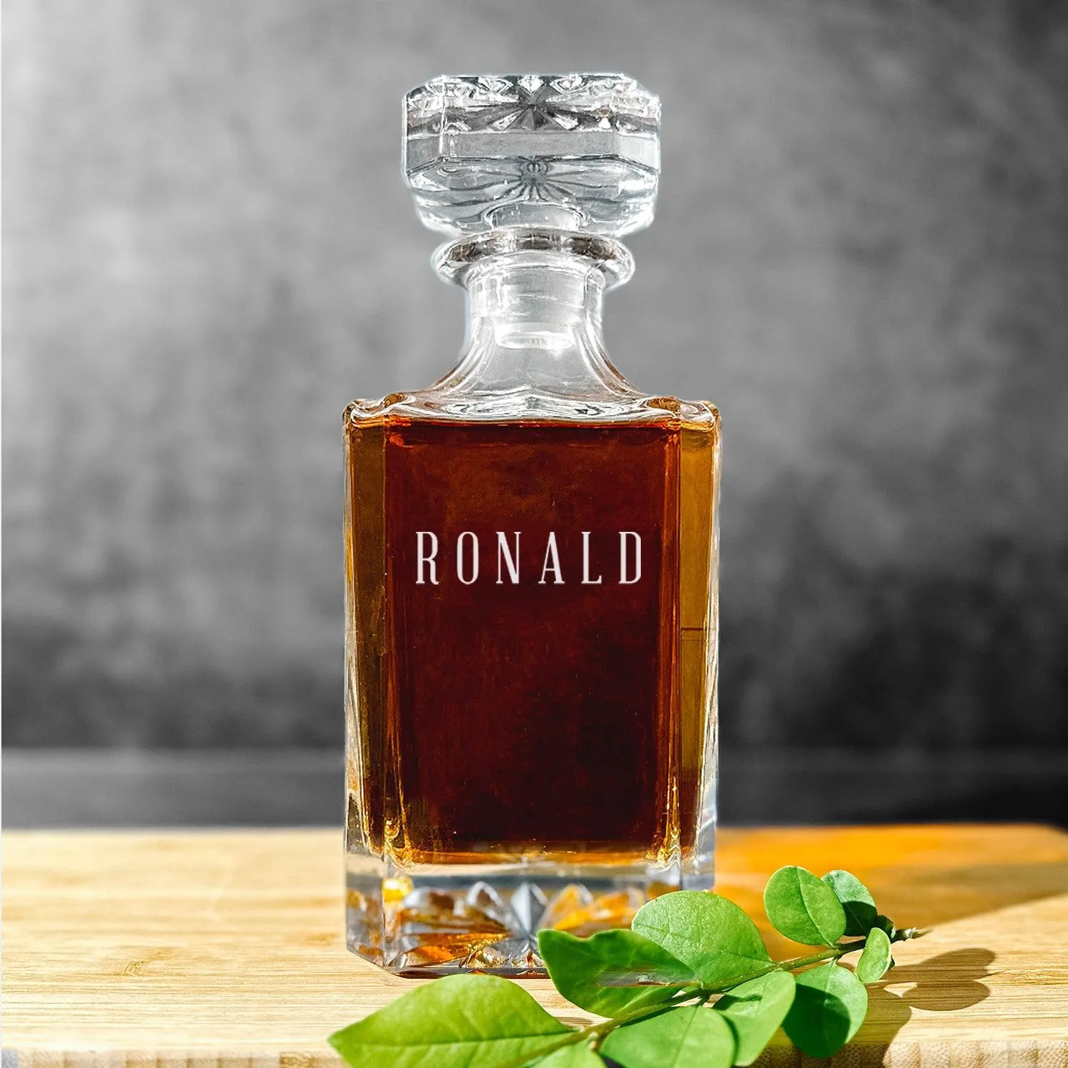 Personalized Square Decanter - Modern Designs
