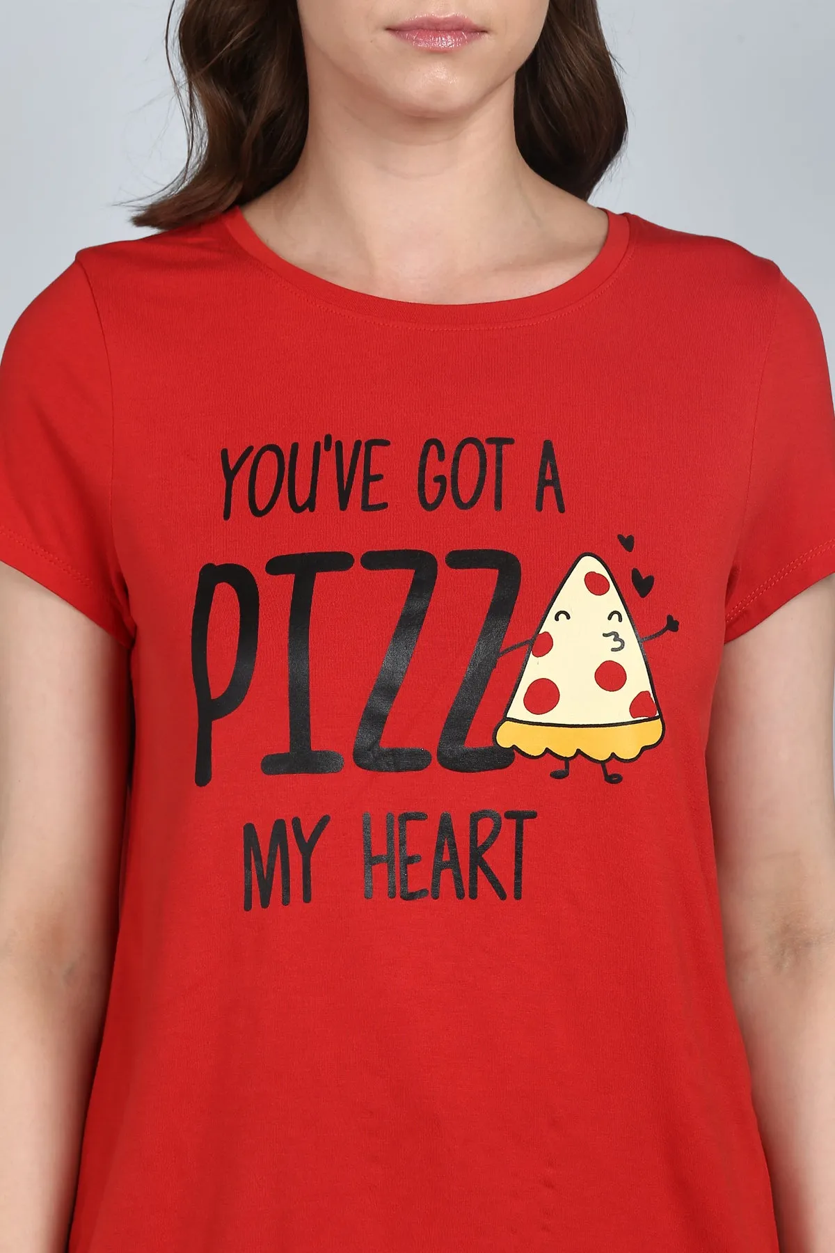 Pizza My Heart Capri Set