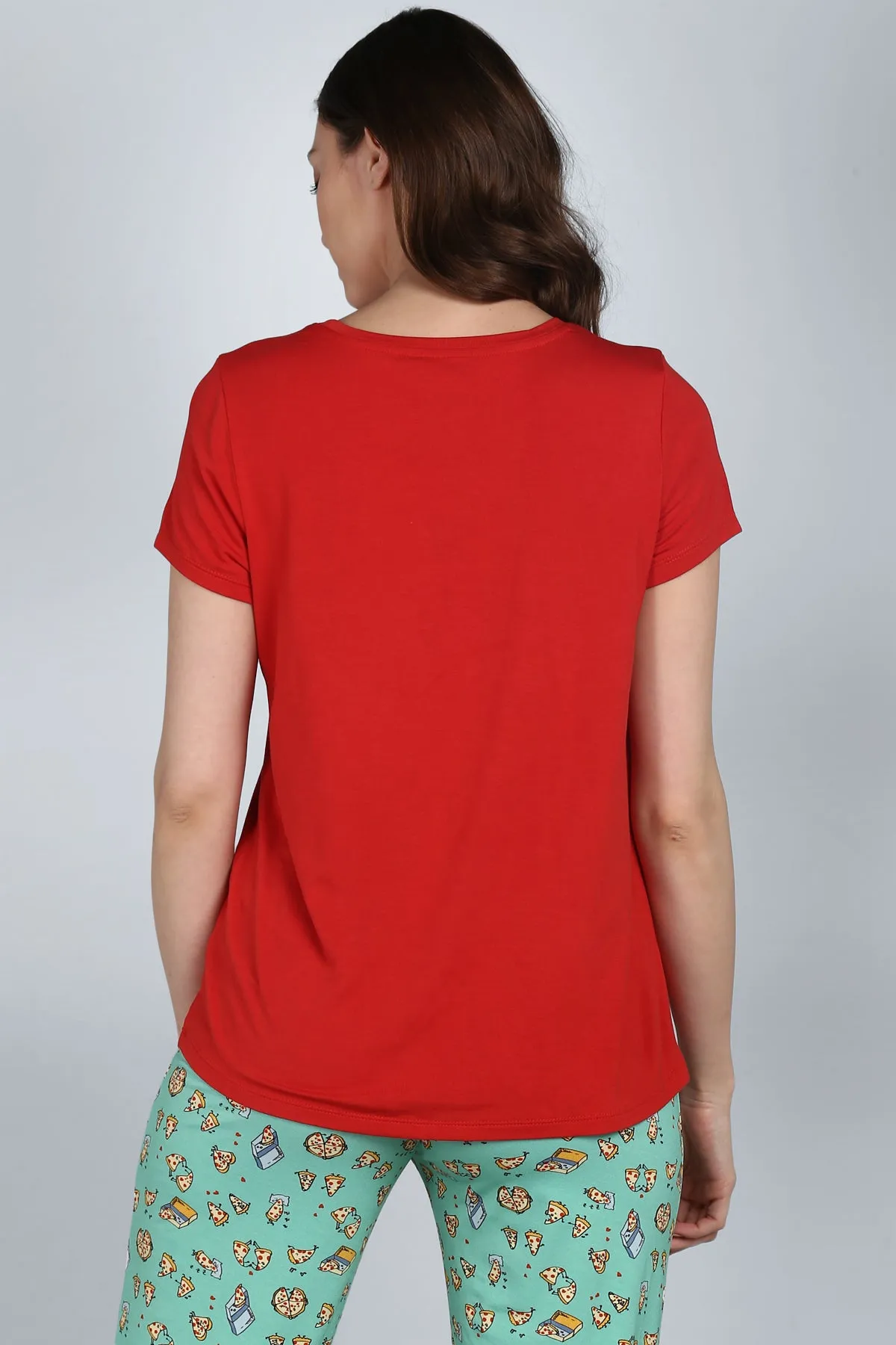 Pizza My Heart Capri Set