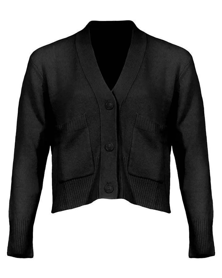 Pocket Vee Cardigan