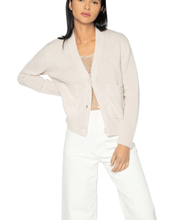 Pocket Vee Cardigan