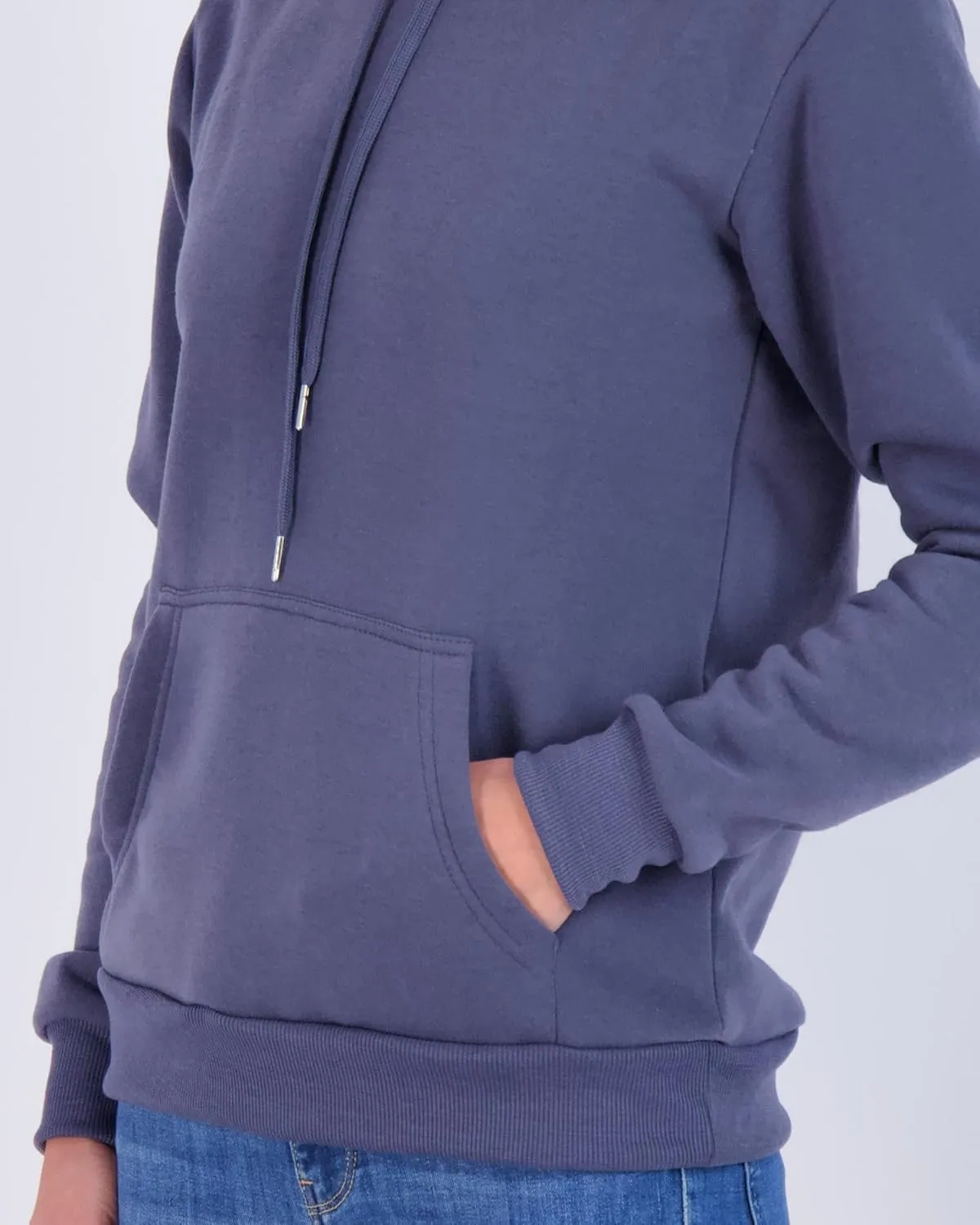 Real Essentials 3 Pack: Women's Fleece Long-Sleeve Pullover Hoodie Active Sweatshirt Kangaroo Pocket - (Available In Plus)