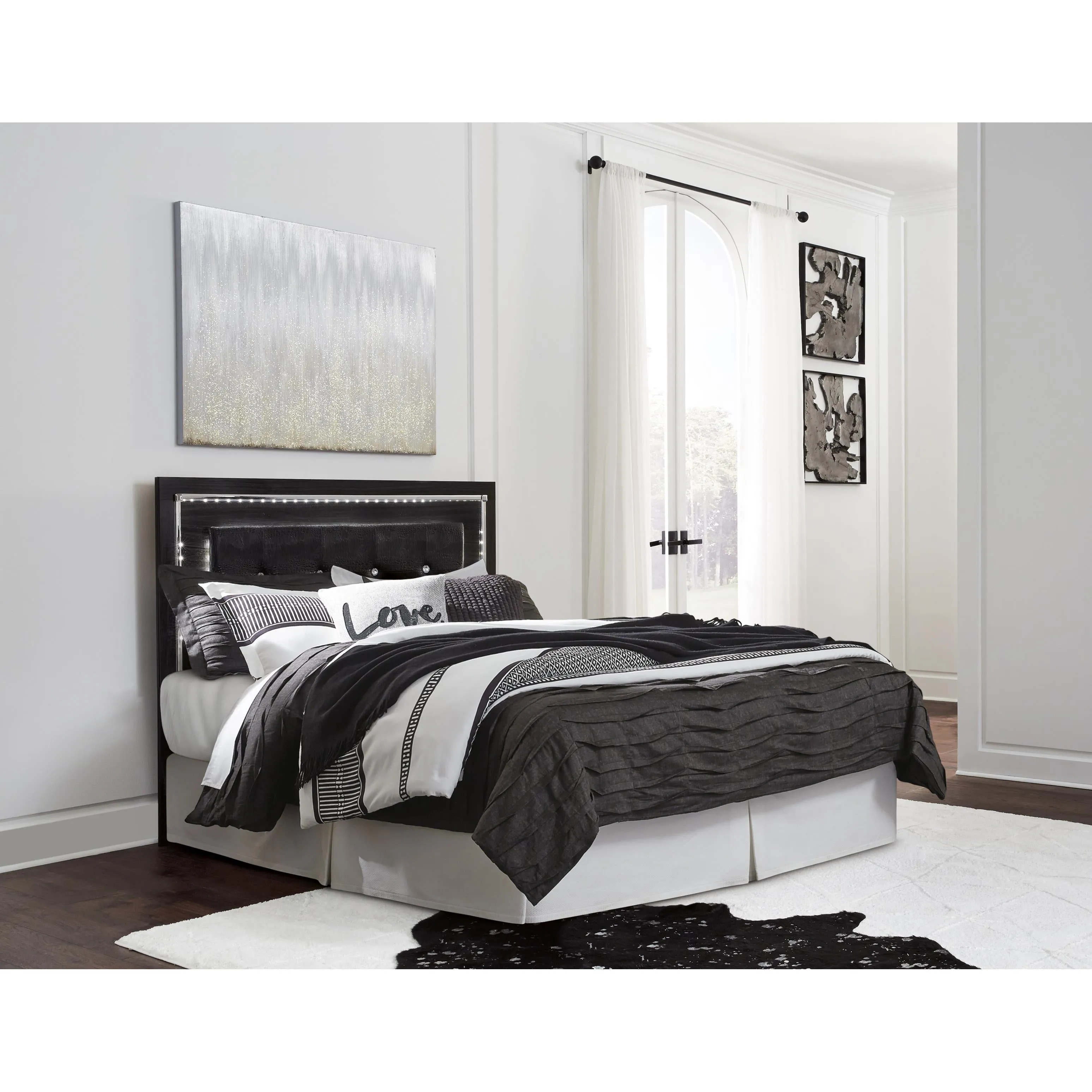 Signature Design by Ashley Kaydell B1420-57 Queen Upholstered Panel Headboard