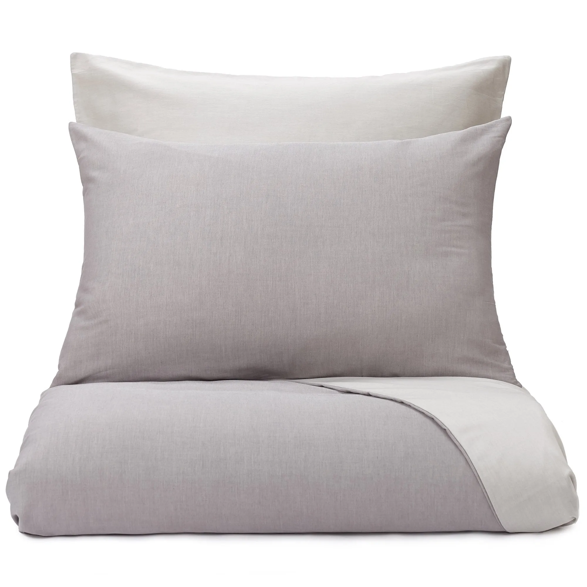 Soure Pillowcase [Dark grey/Natural white]