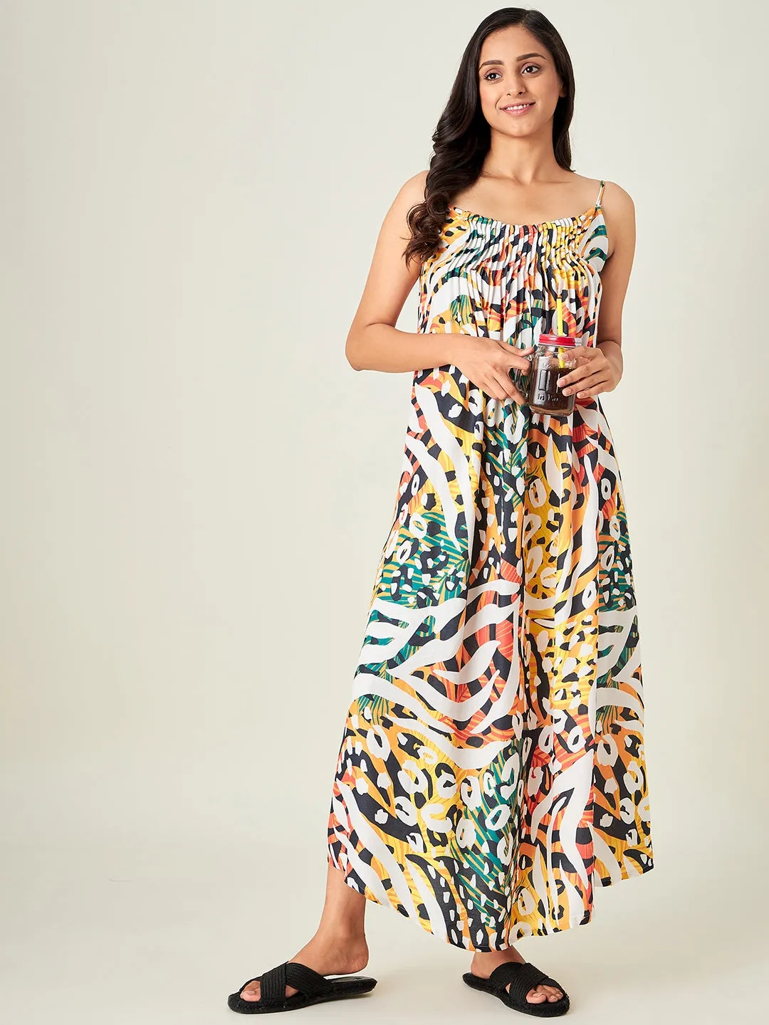 Tiger Tropica Negligee (Final Sale)