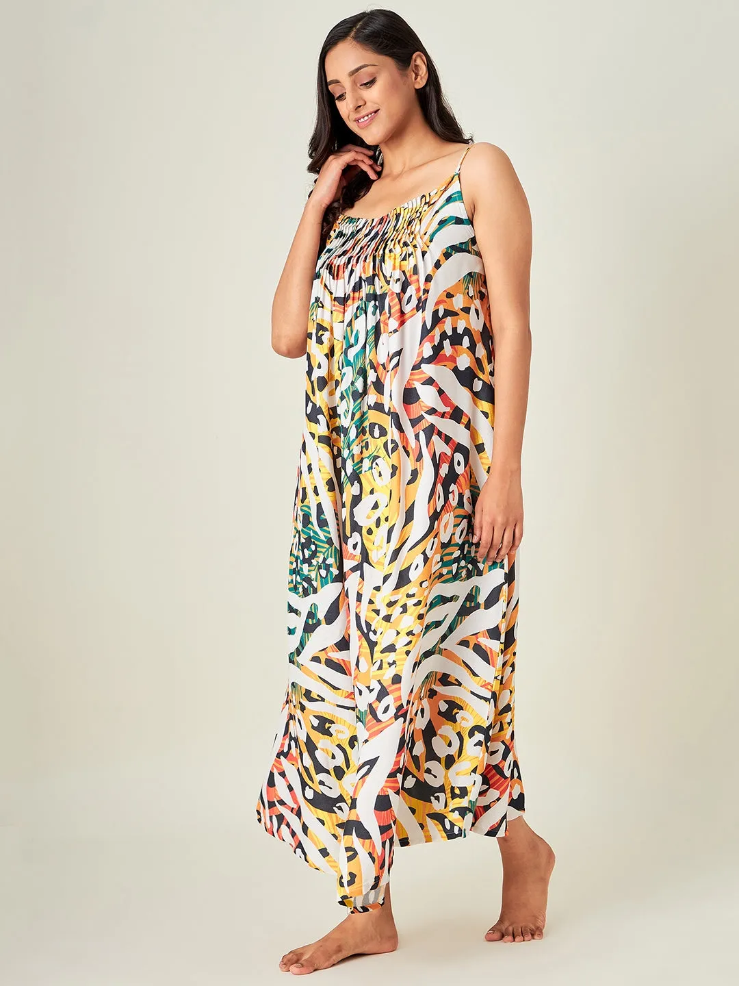 Tiger Tropica Negligee (Final Sale)
