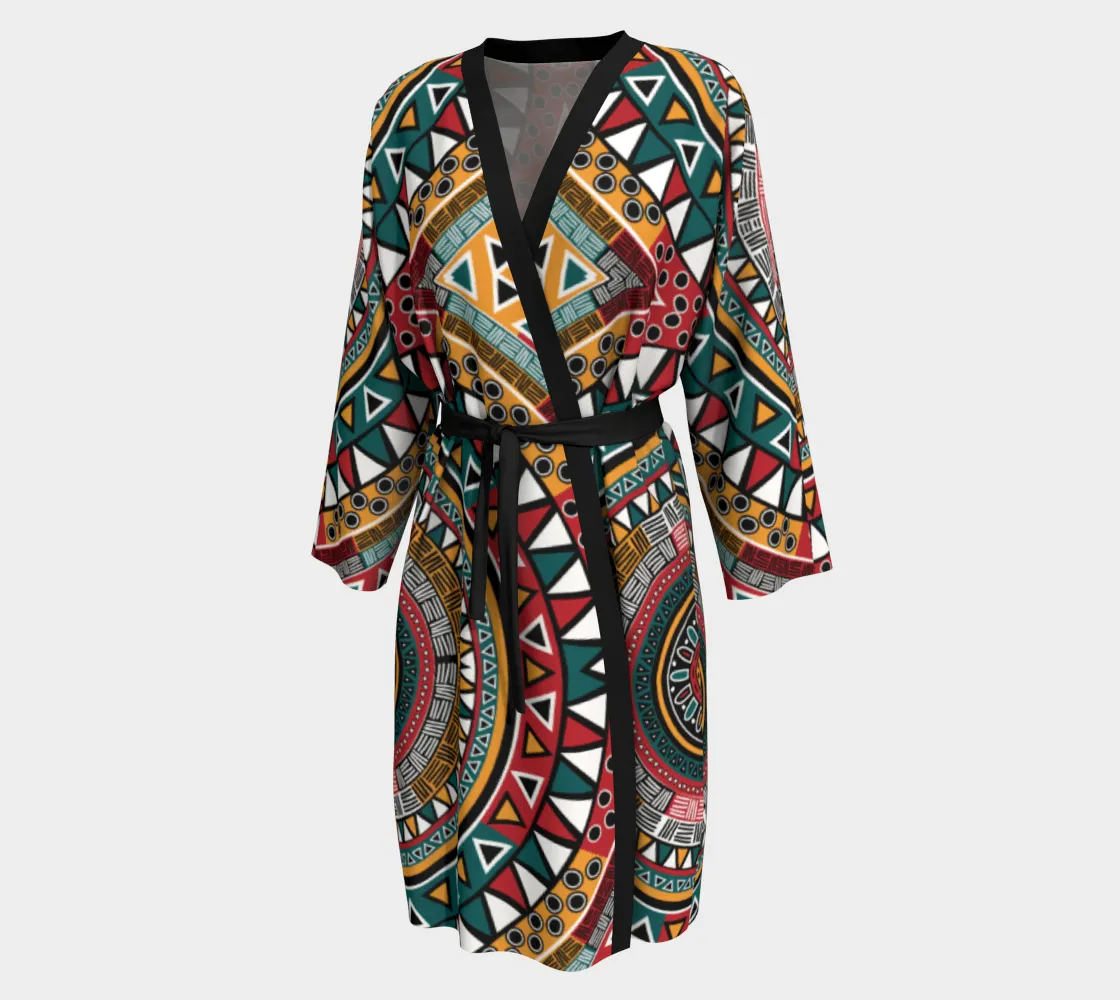 Tribal Kaleidoscope Peignoir Robe
